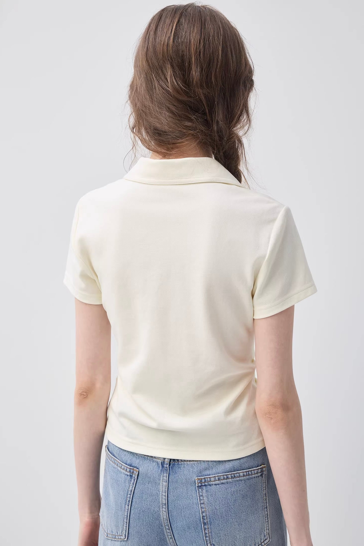 コントラストテープポロカラートップスC3647