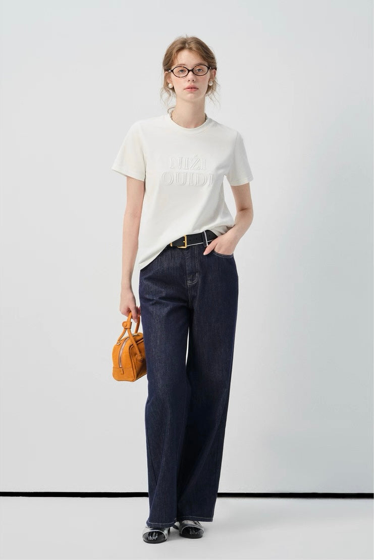 ロゴ刺繍Tシャツ
C2974