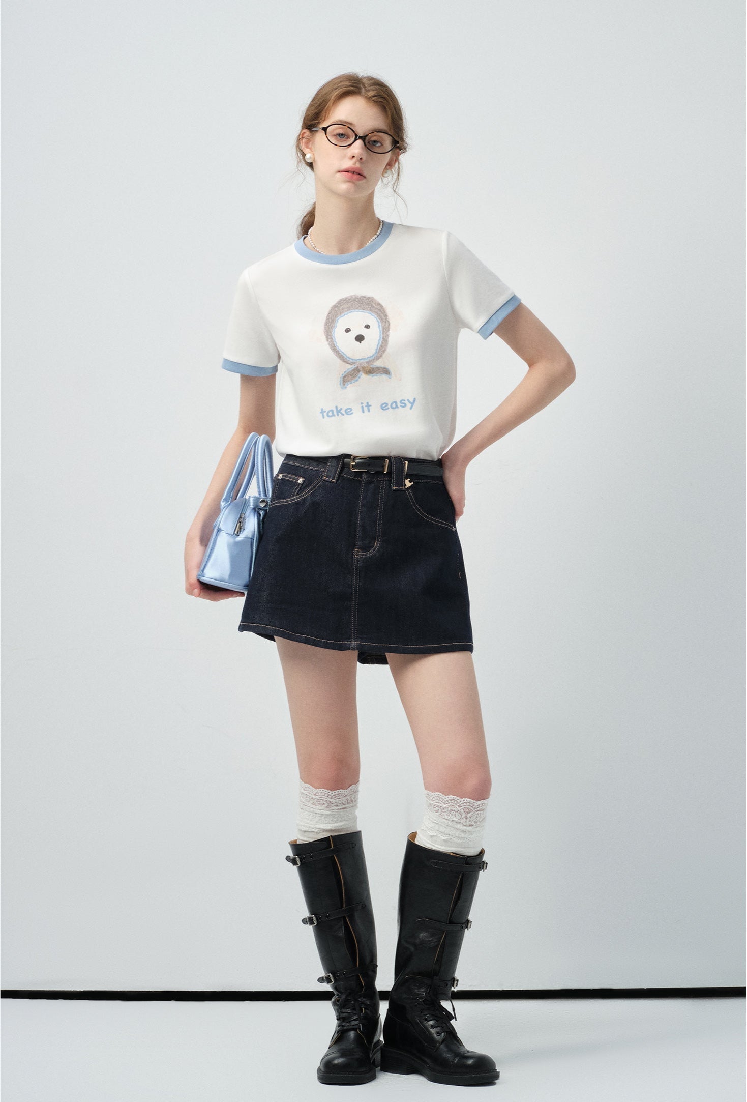 take it easyプリントTシャツC2906