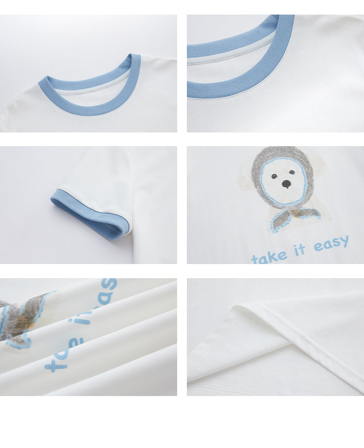 take it easyプリントTシャツC2906