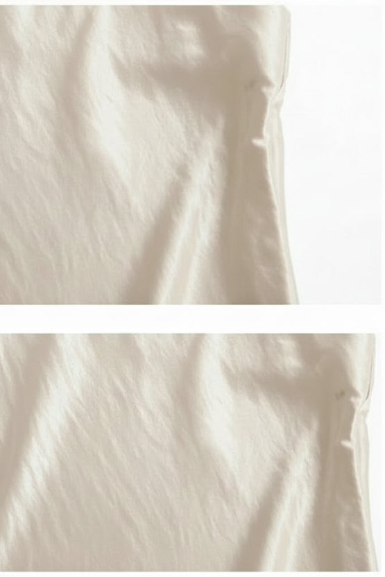 テーラードリブニット × サテンライクフレアロングスカート セット T3009