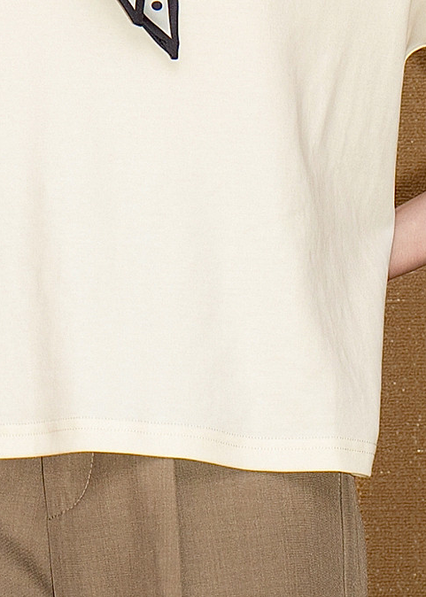 スカーフポロネックTシャツC3801