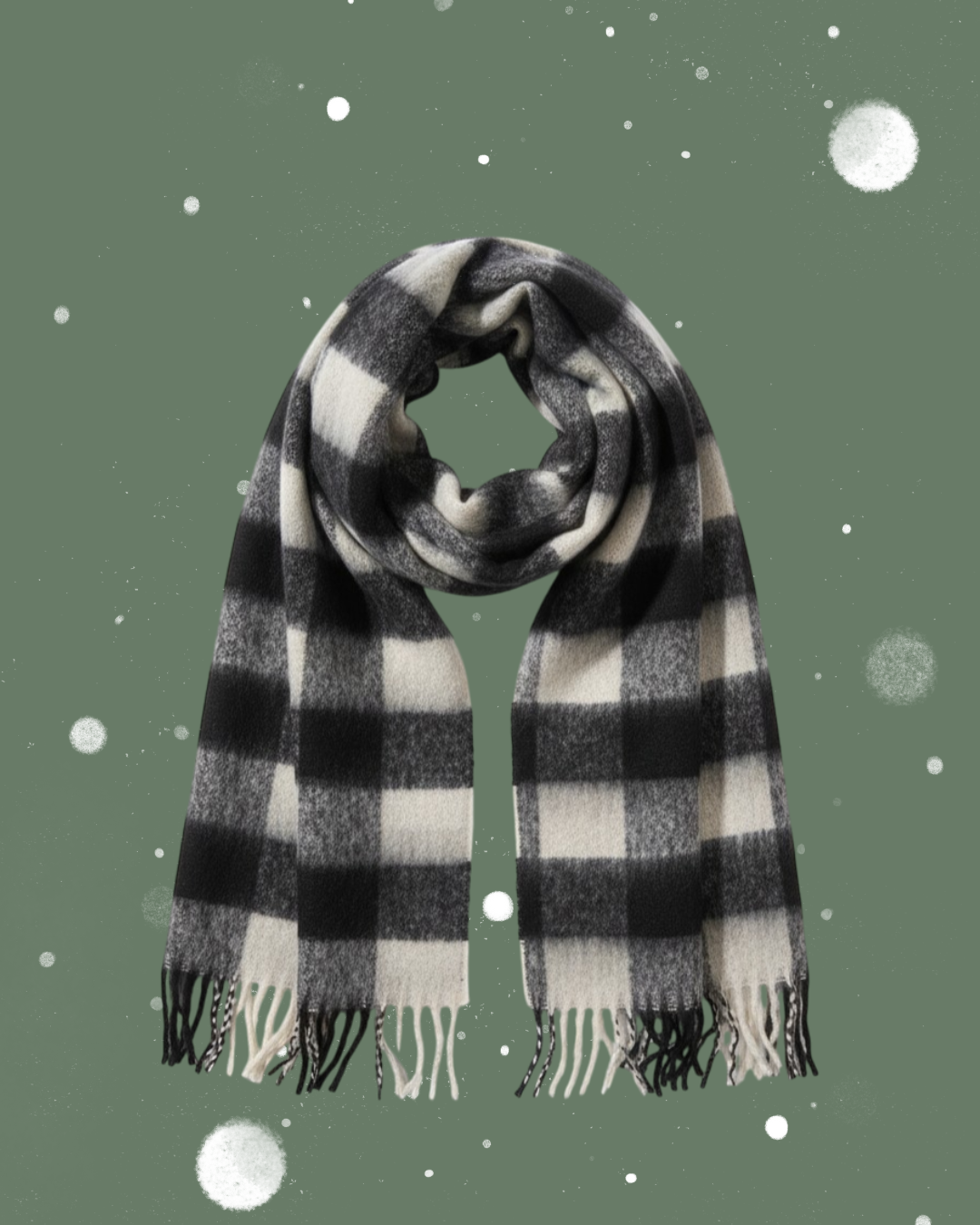 【NOVELTY】モヘアタッチ ケーブルフリンジマフラー
C3361