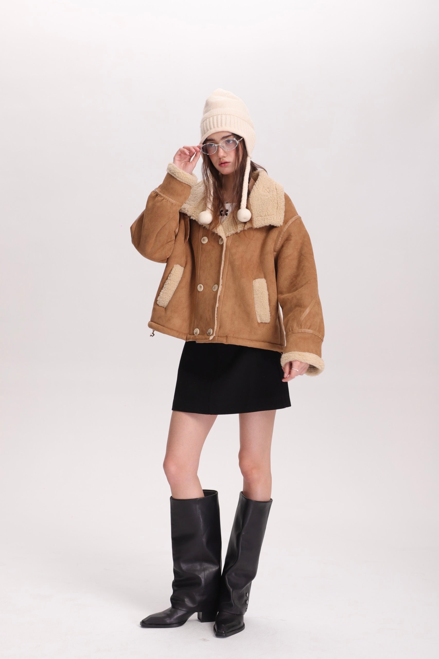 ムートンタッチショート × モードミニ スタイリングセットT3001