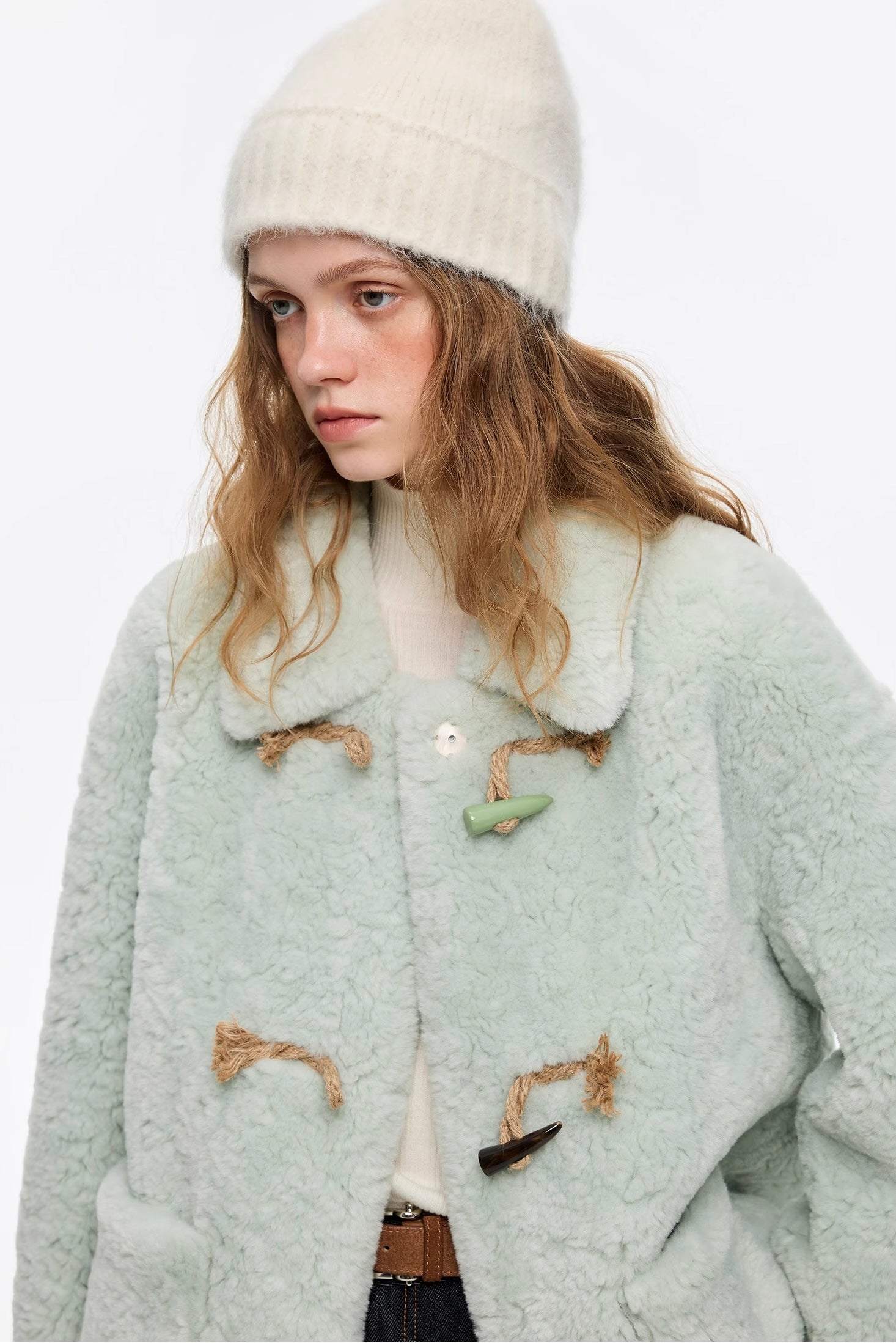 トグルボタン ボアショートジャケット
C3364