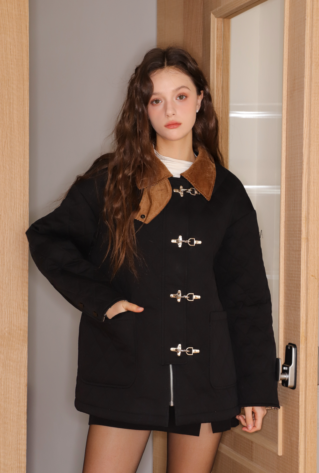 FRED PERRY × MUVEIL コラボフィッシュテールパーカー コート FRED PERRY × MUVEIL コラボフィッシュテールパーカー コート