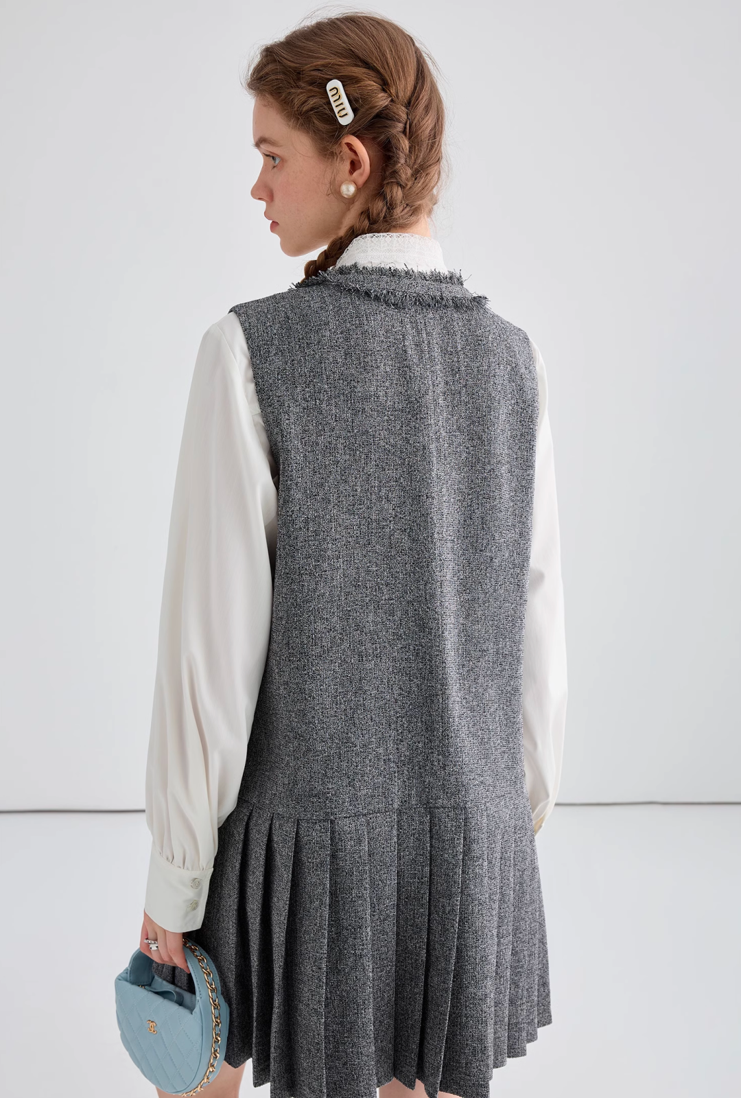 ノースリーブプリーツワンピース C1499 ノースリーブプリーツワンピース C1499