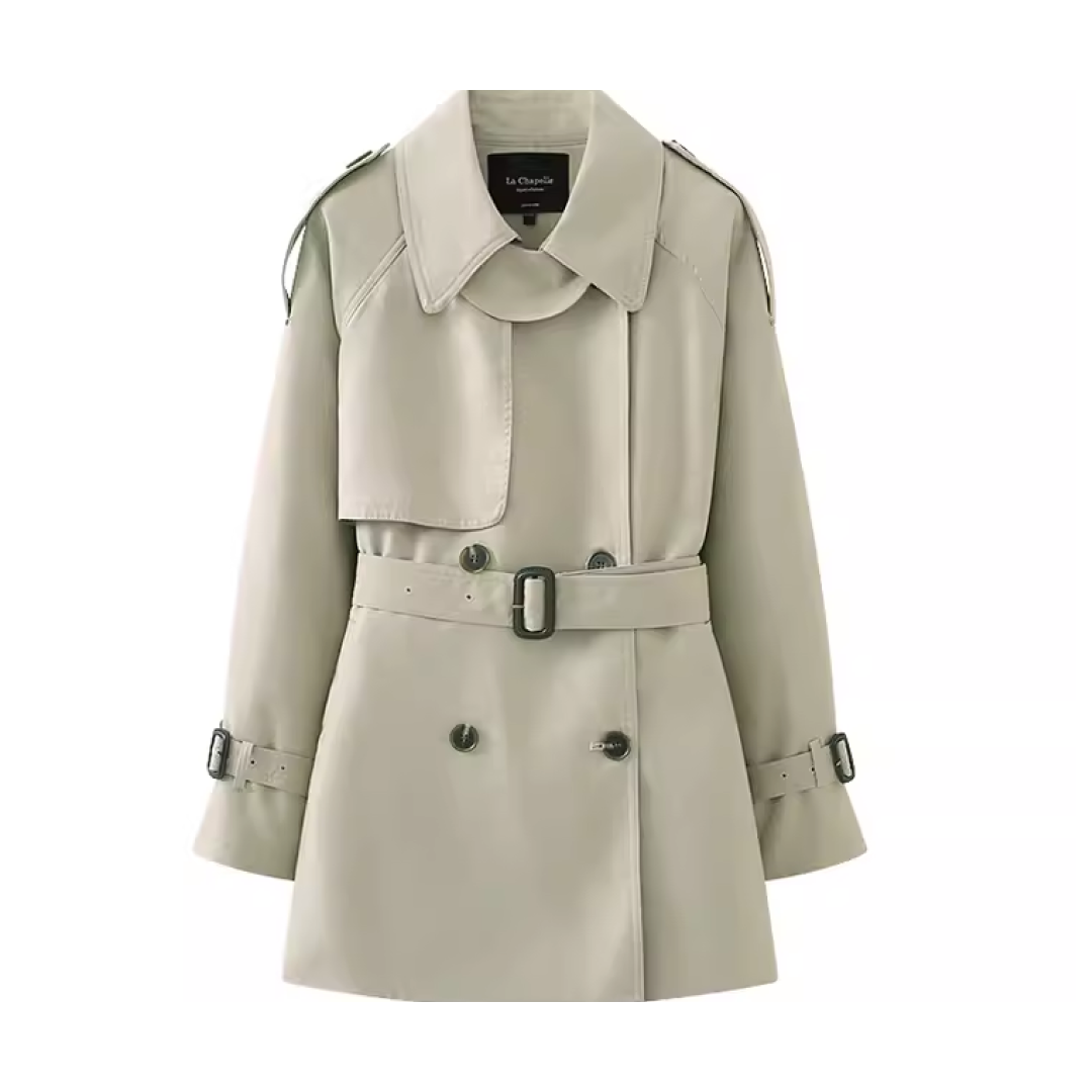 Casual trench short coat C1668