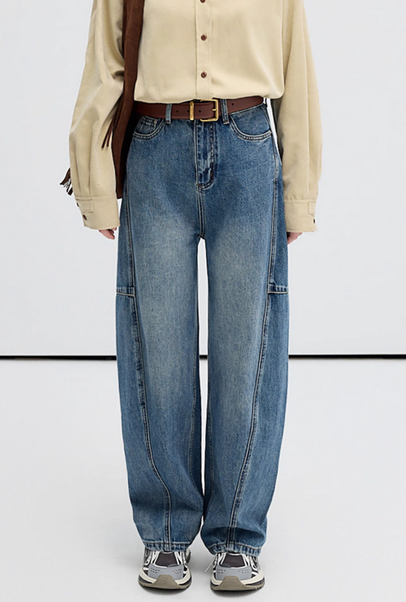 monepine レースドッキングデザインデニムパンツ 新品 monepine レースドッキングデザインデニムパンツ