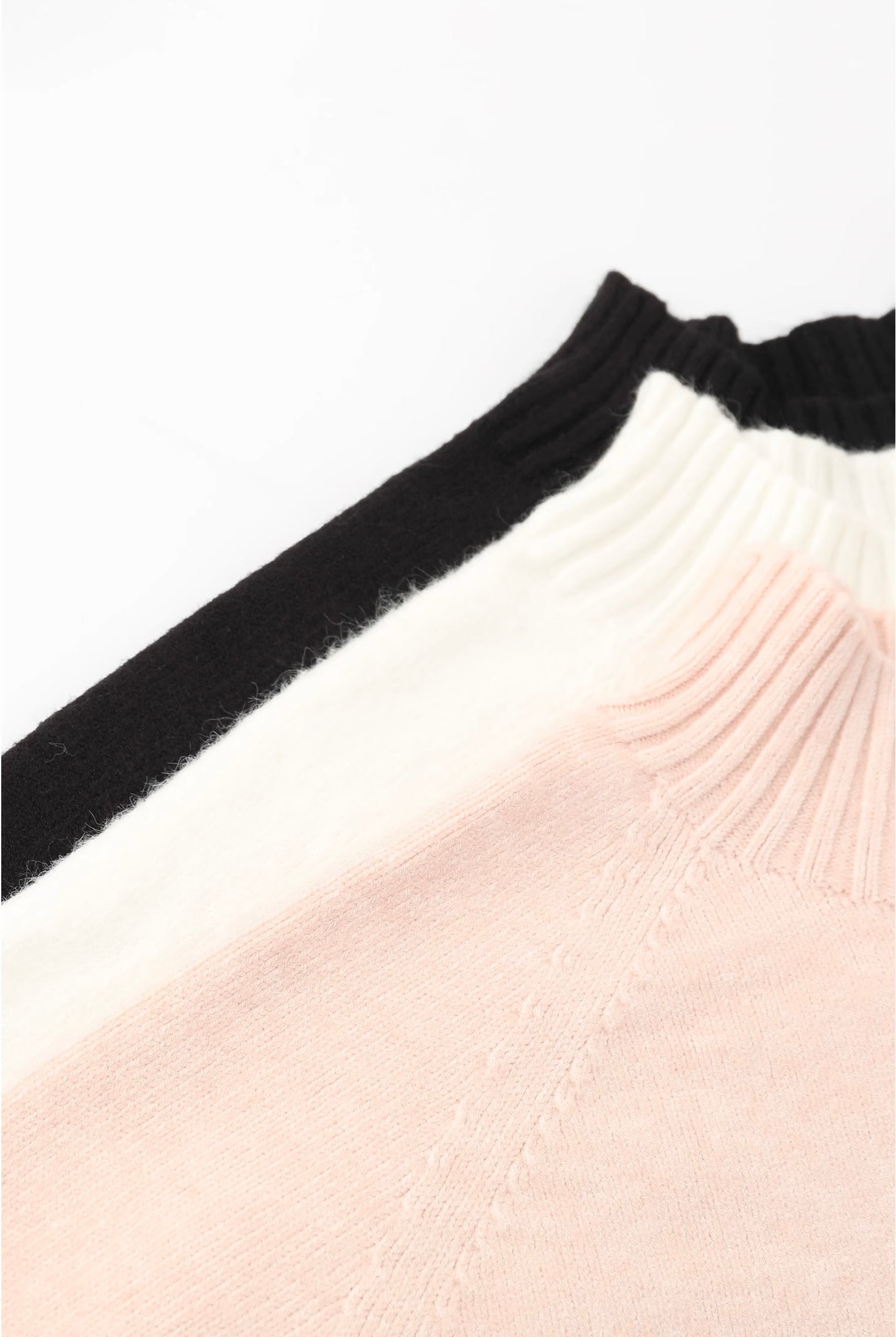 リブニットウォームトップスC2248