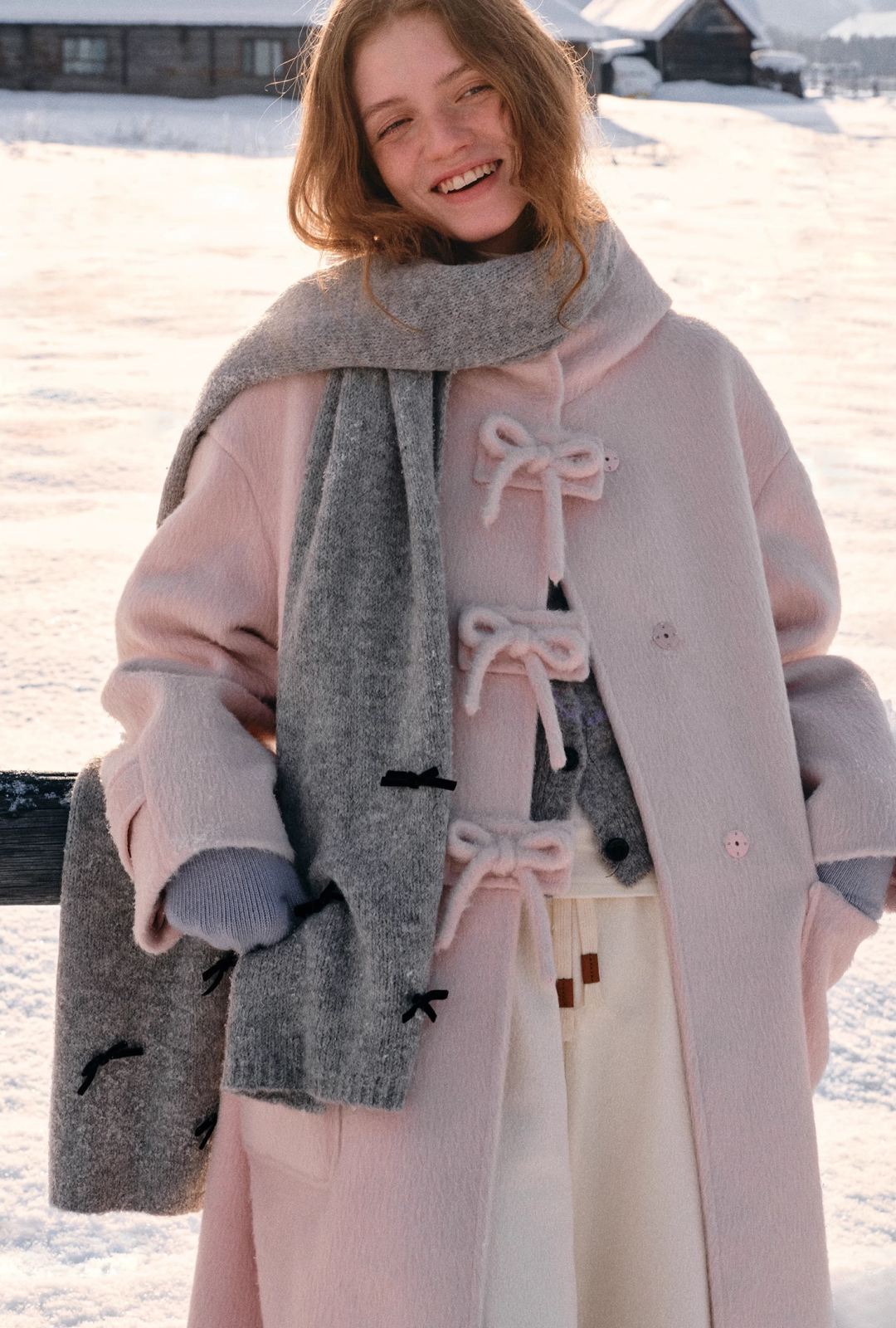 CHICandTHINGS ネックリボンガーリーコート コート CHIC and THINGS ネックリボンガーリーコート