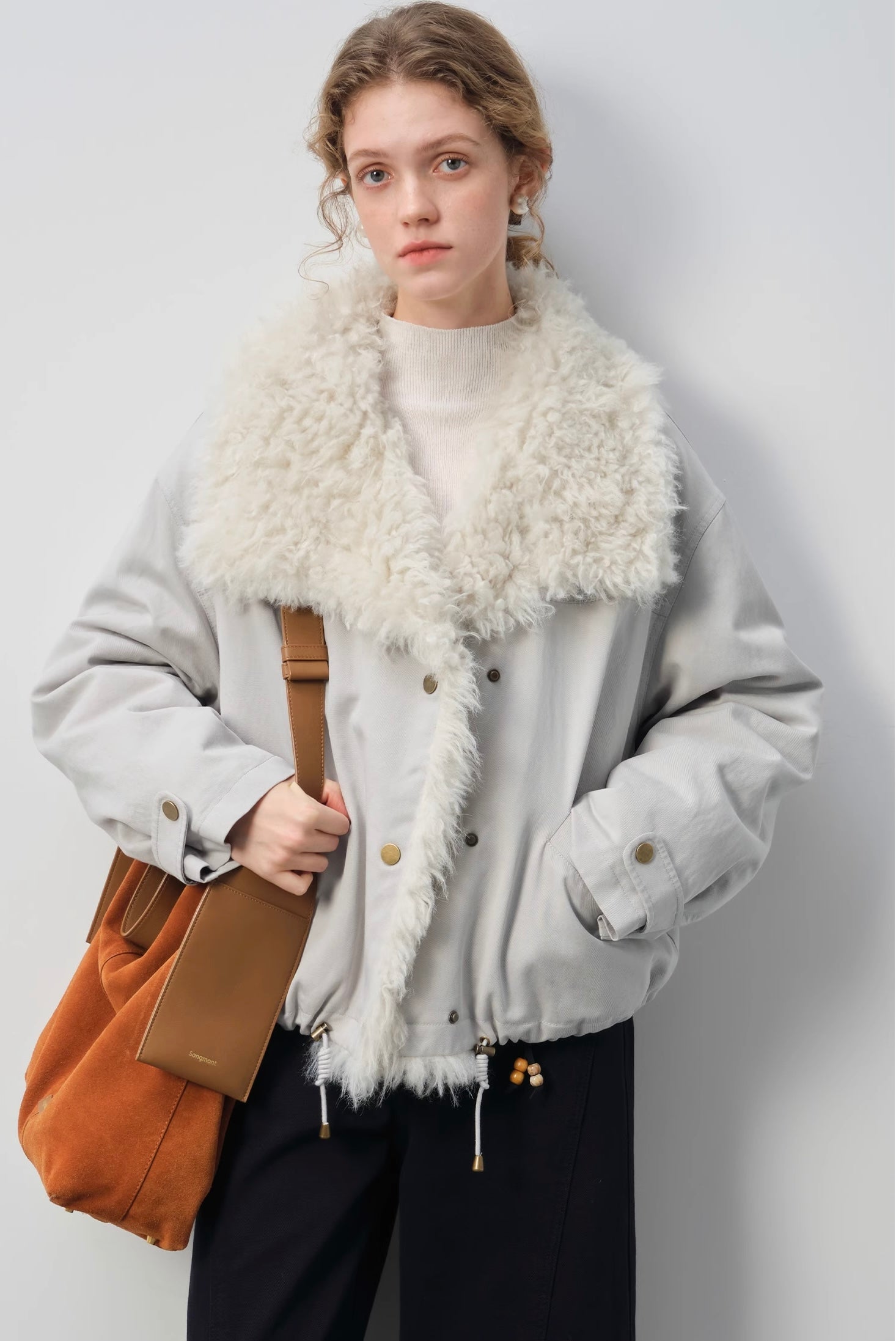 00s セマンティックデザイン ファー レザーコート 20175400058673_2.jpg