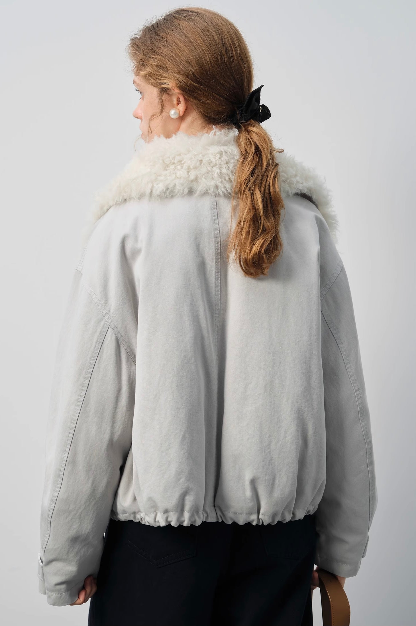 ホワイトダックダウンコート C3311