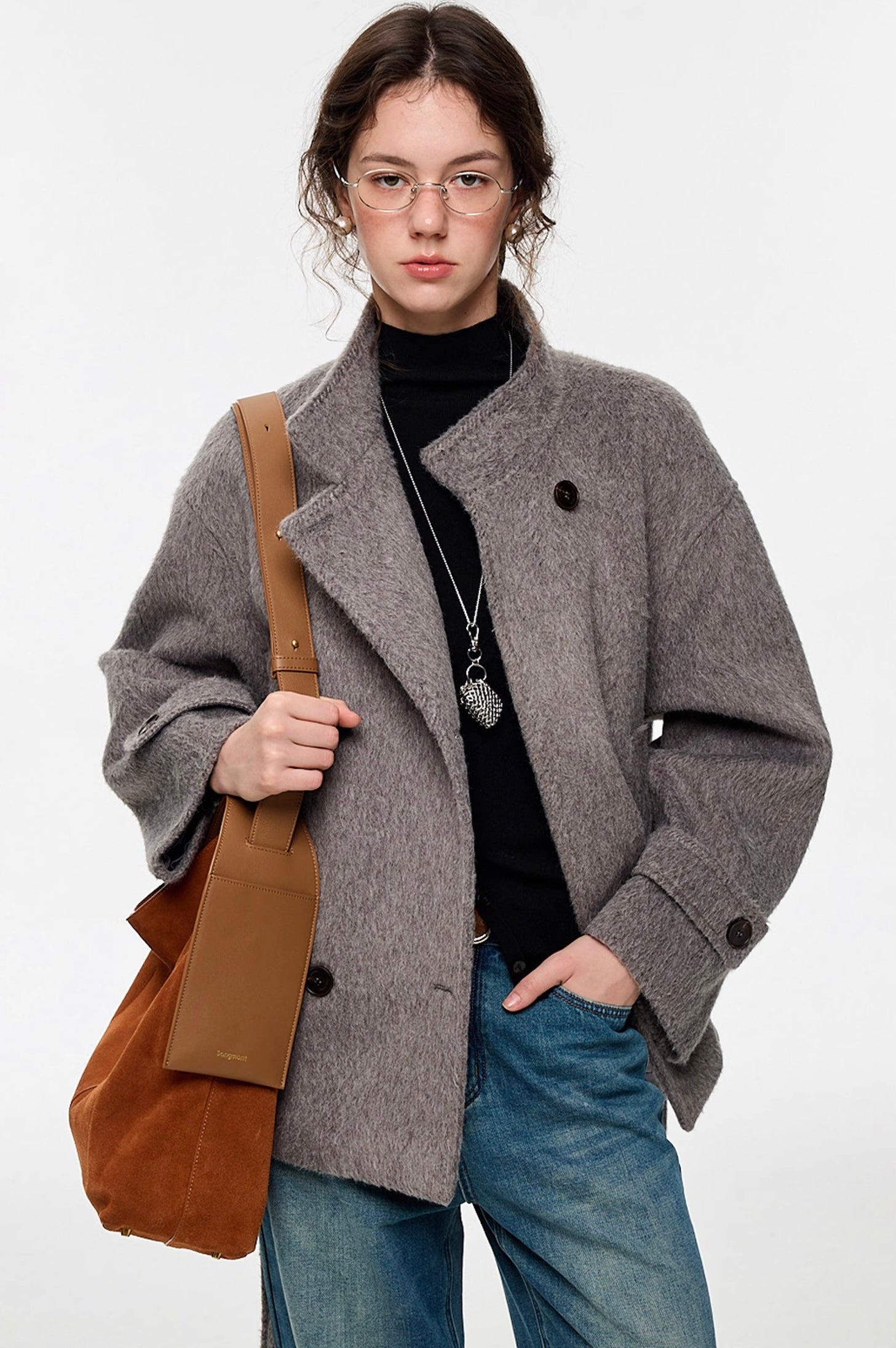 chic and things エレガントコントラストカラーコート chic and things コントラストカラーエレガントコート CHIC and