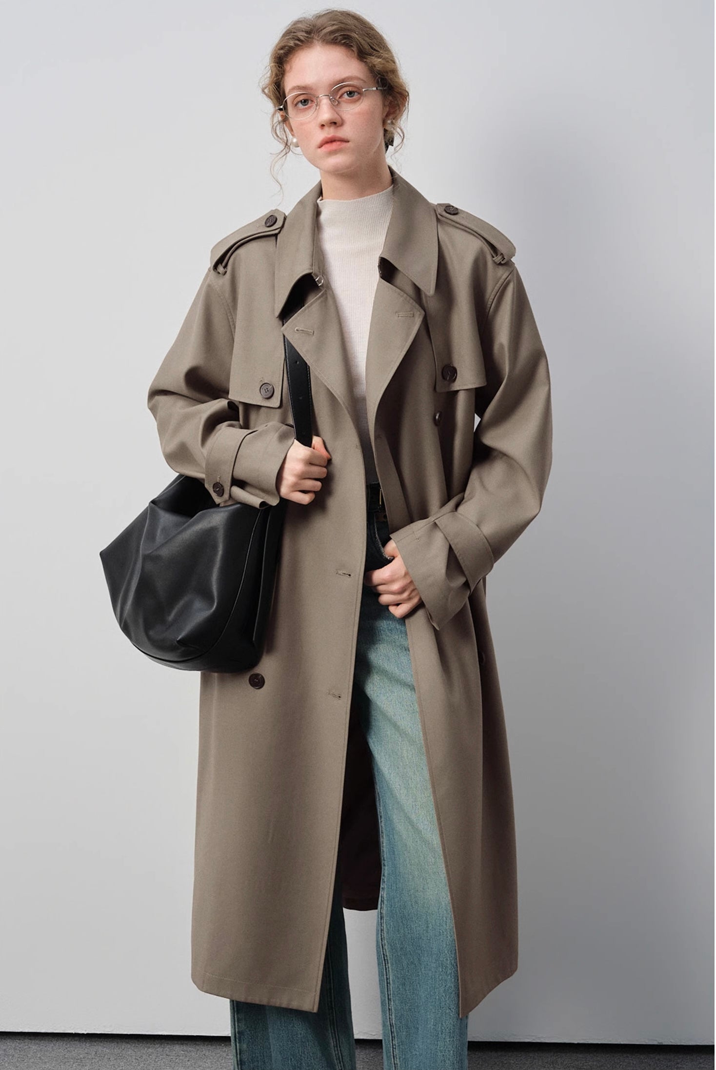 ダブルブレストトレンチコート
C3304