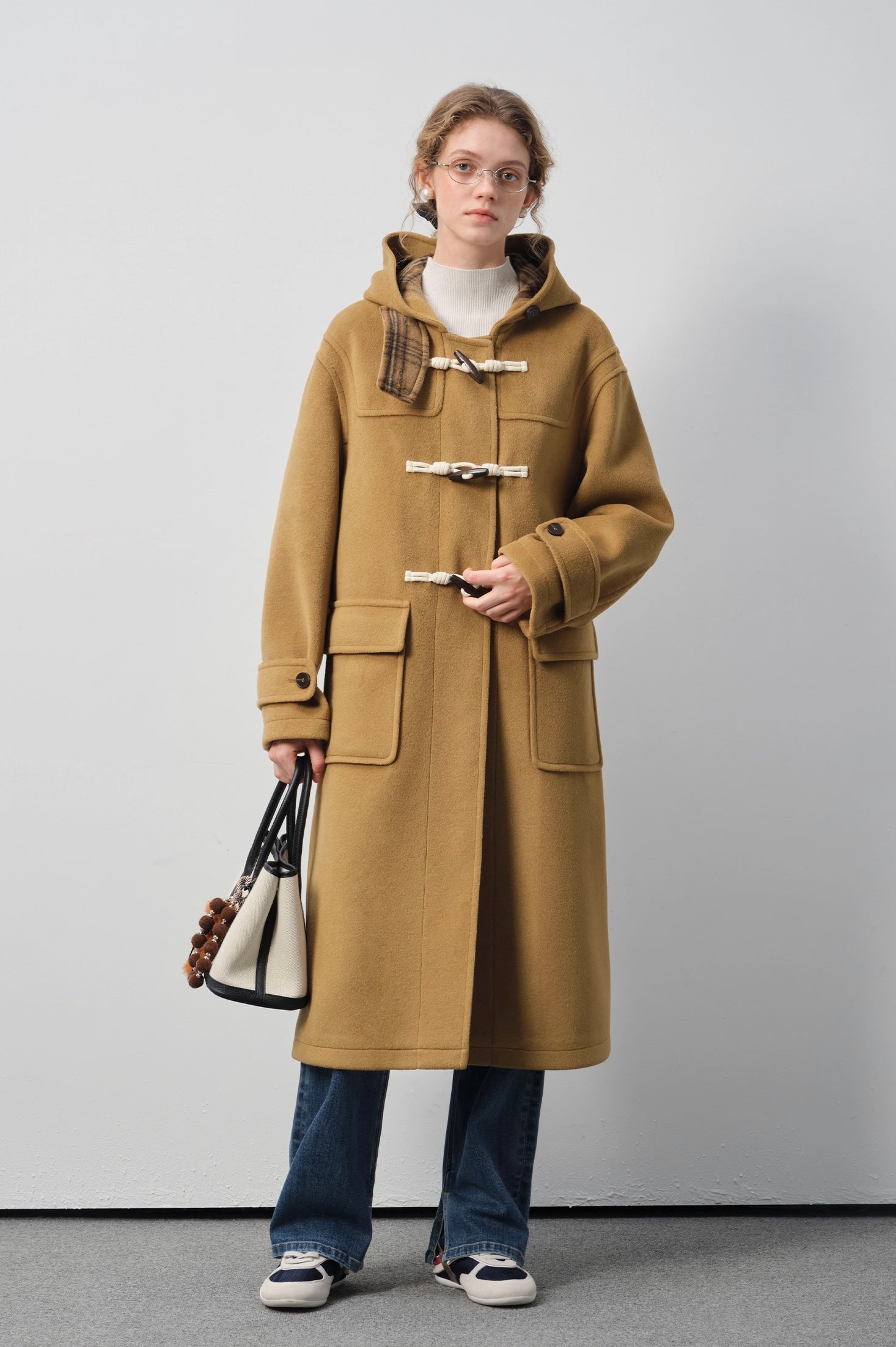 モカブラウンダッフルコート
C3323