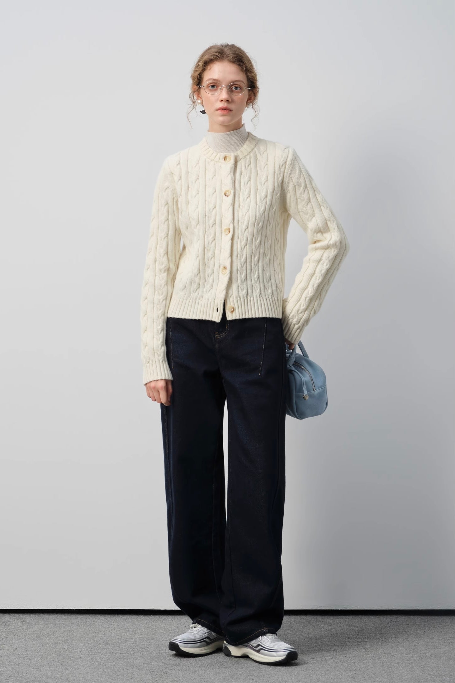 ステッチワークデニムワイドパンツ
C3331