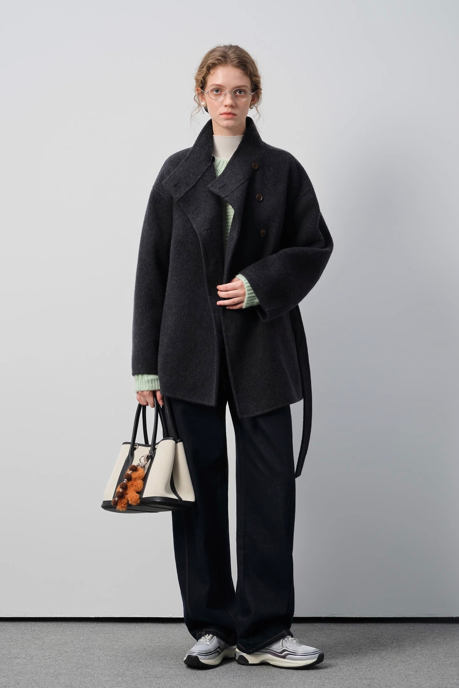 ステッチワークデニムワイドパンツ
C3331