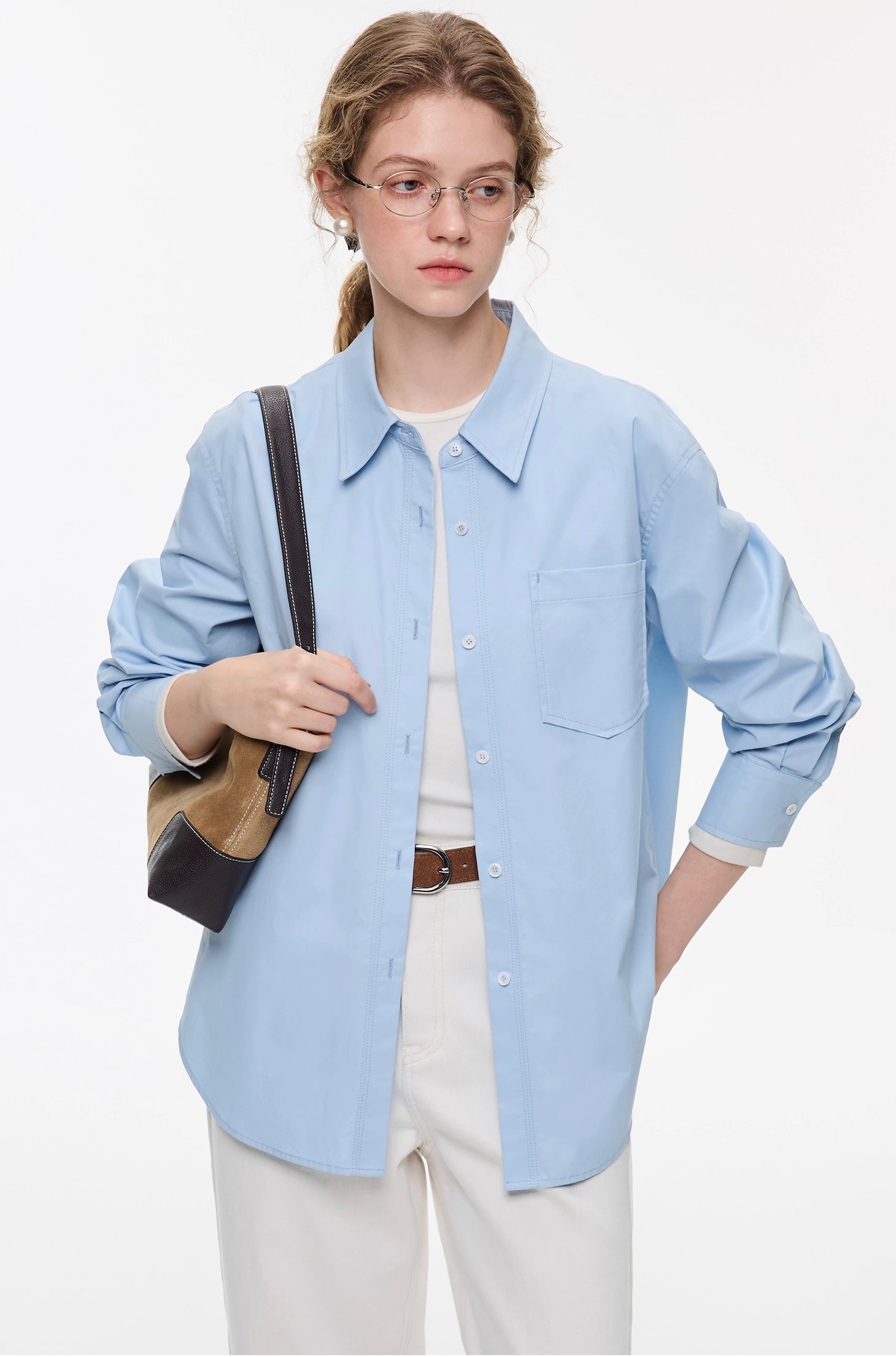 ブラッシュドテーラリングシャツ
C3334