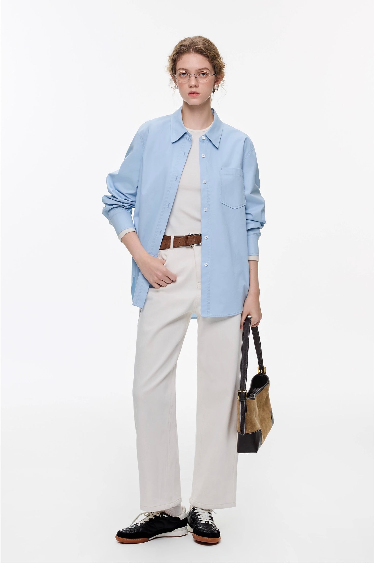 ブラッシュドテーラリングシャツ
C3334