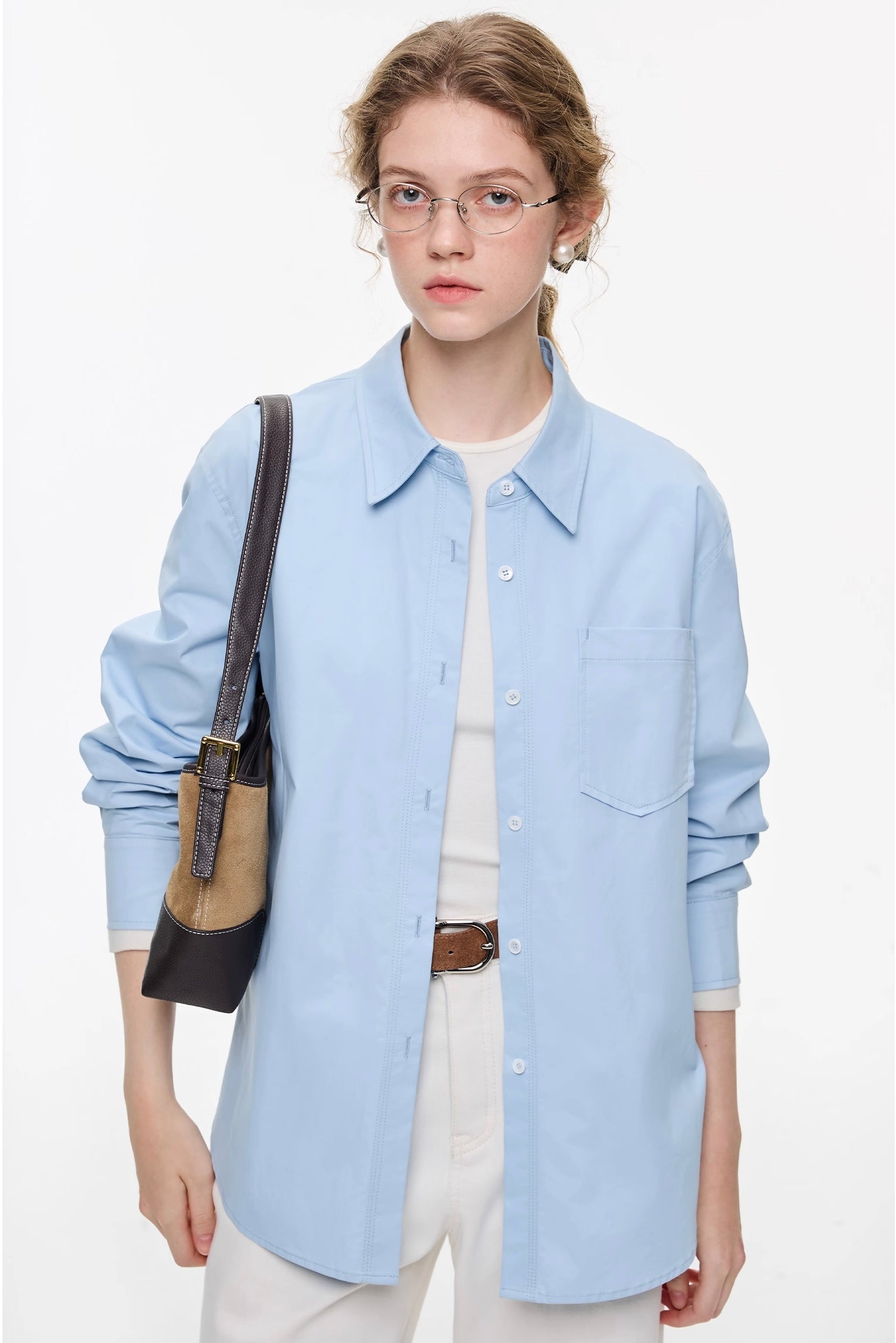 ブラッシュドテーラリングシャツ
C3334