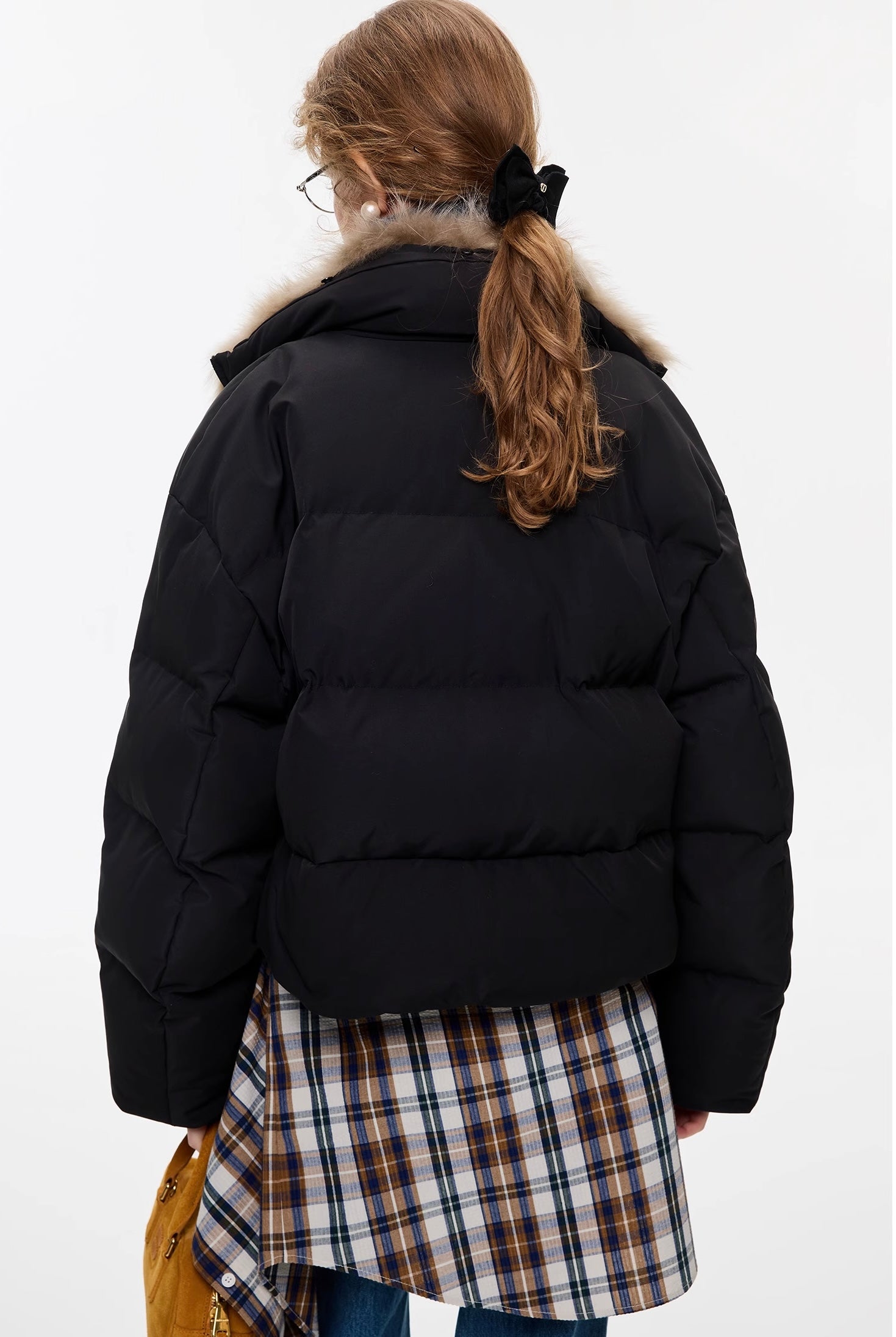 リアルラクーンファー着脱フードダウン
C3343