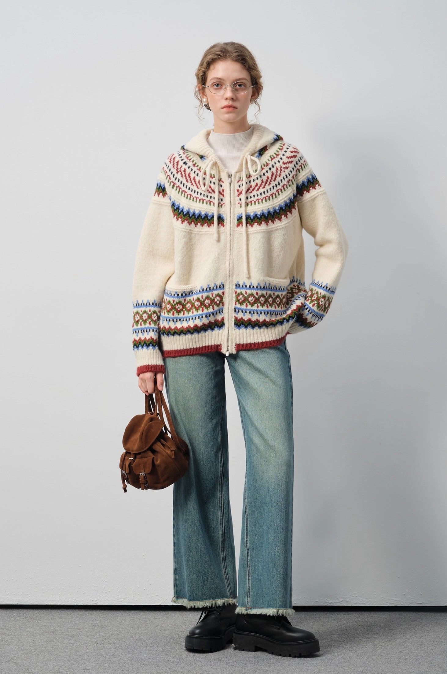 フェアアイルニットフーディ
C3346