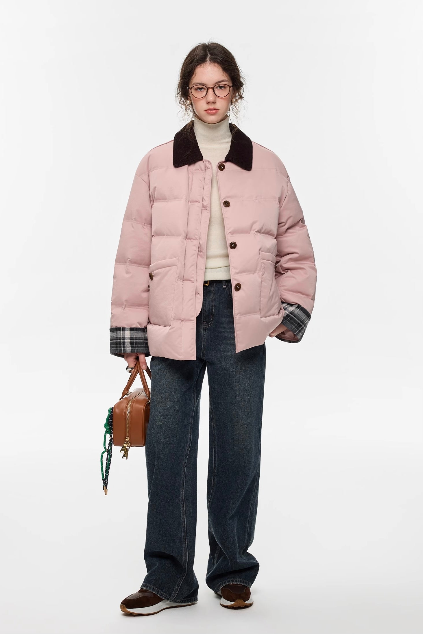 コーデュロイカラーパデッドショートジャケット
C3347