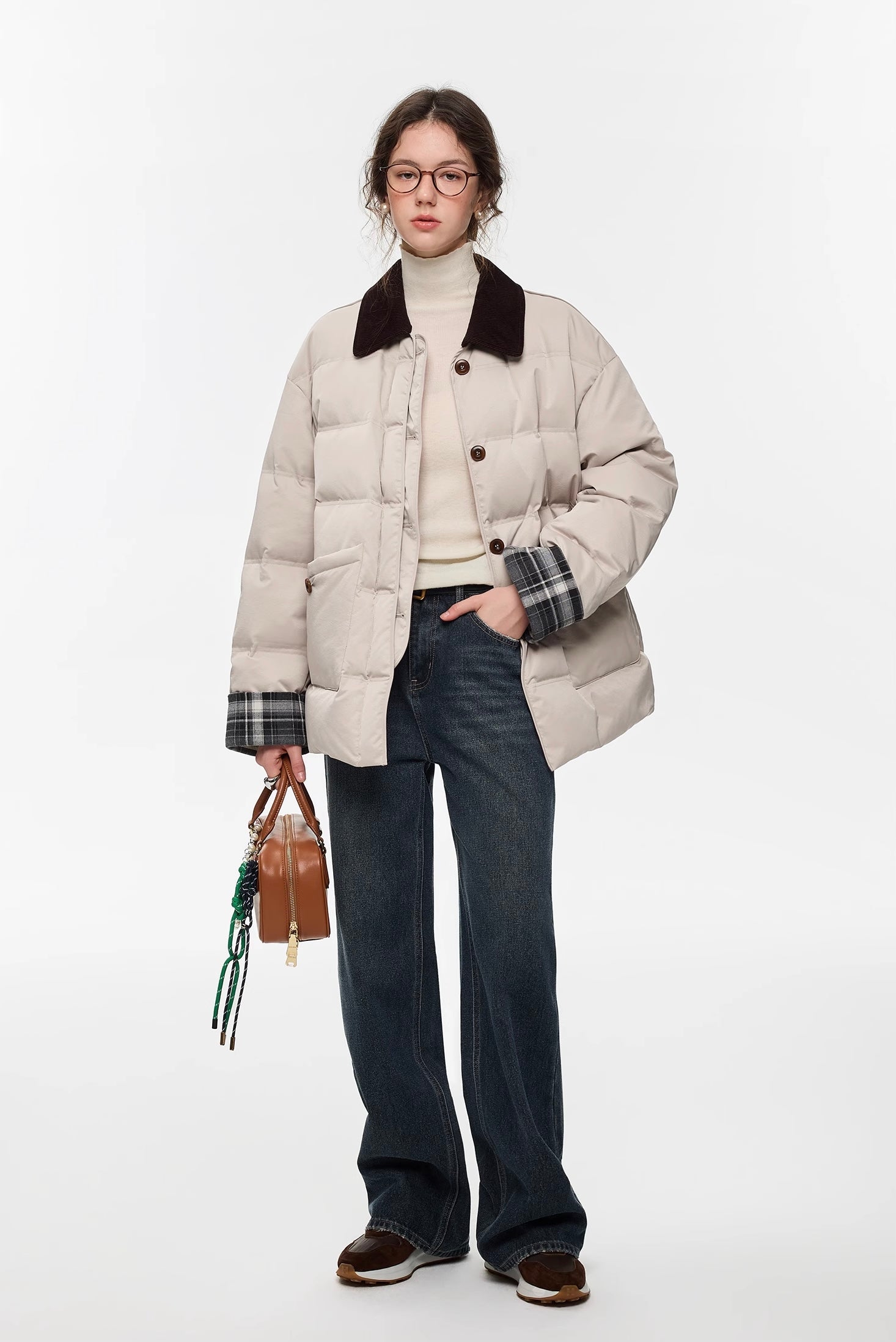 コーデュロイカラーパデッドショートジャケット
C3347