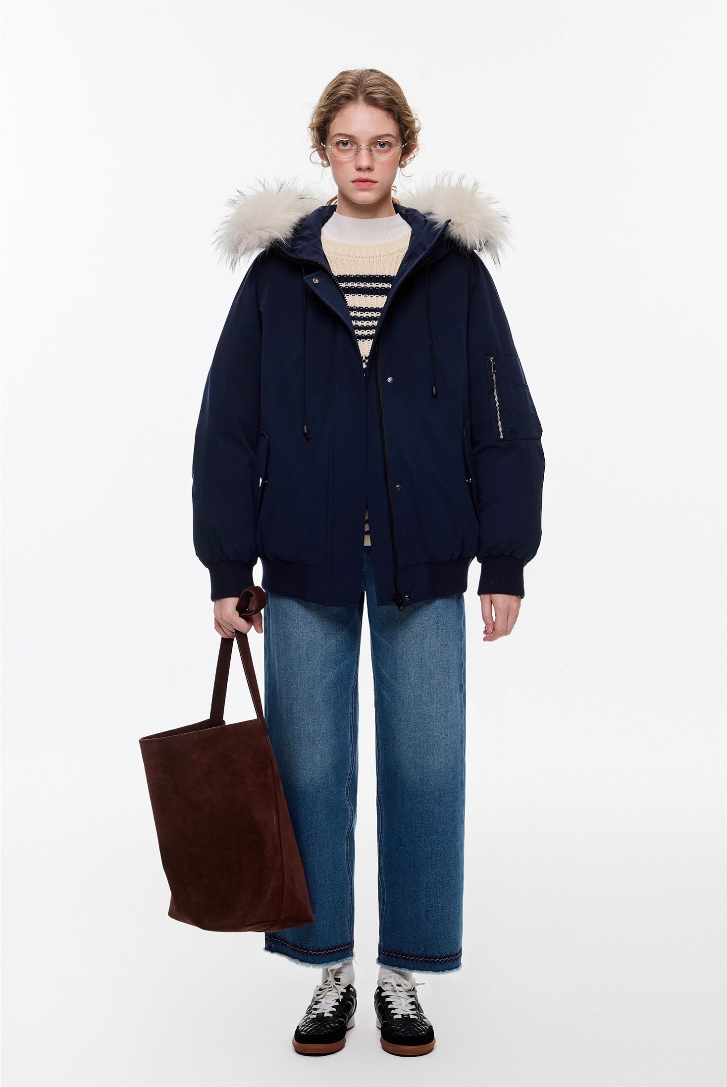 ラクーンファー着脱ダウンコート
C3360