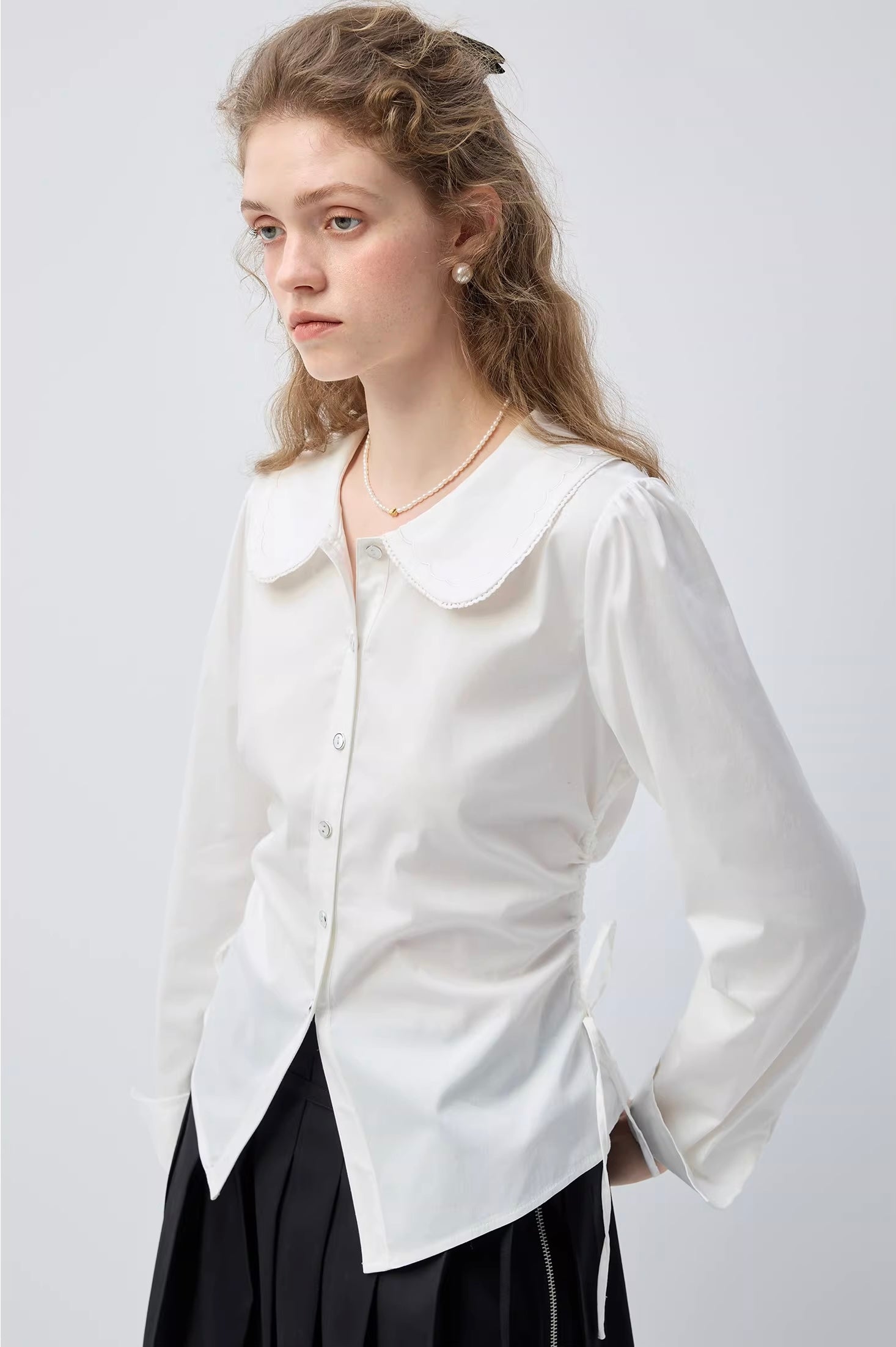 ドローストリングウエストシャツ
C3395