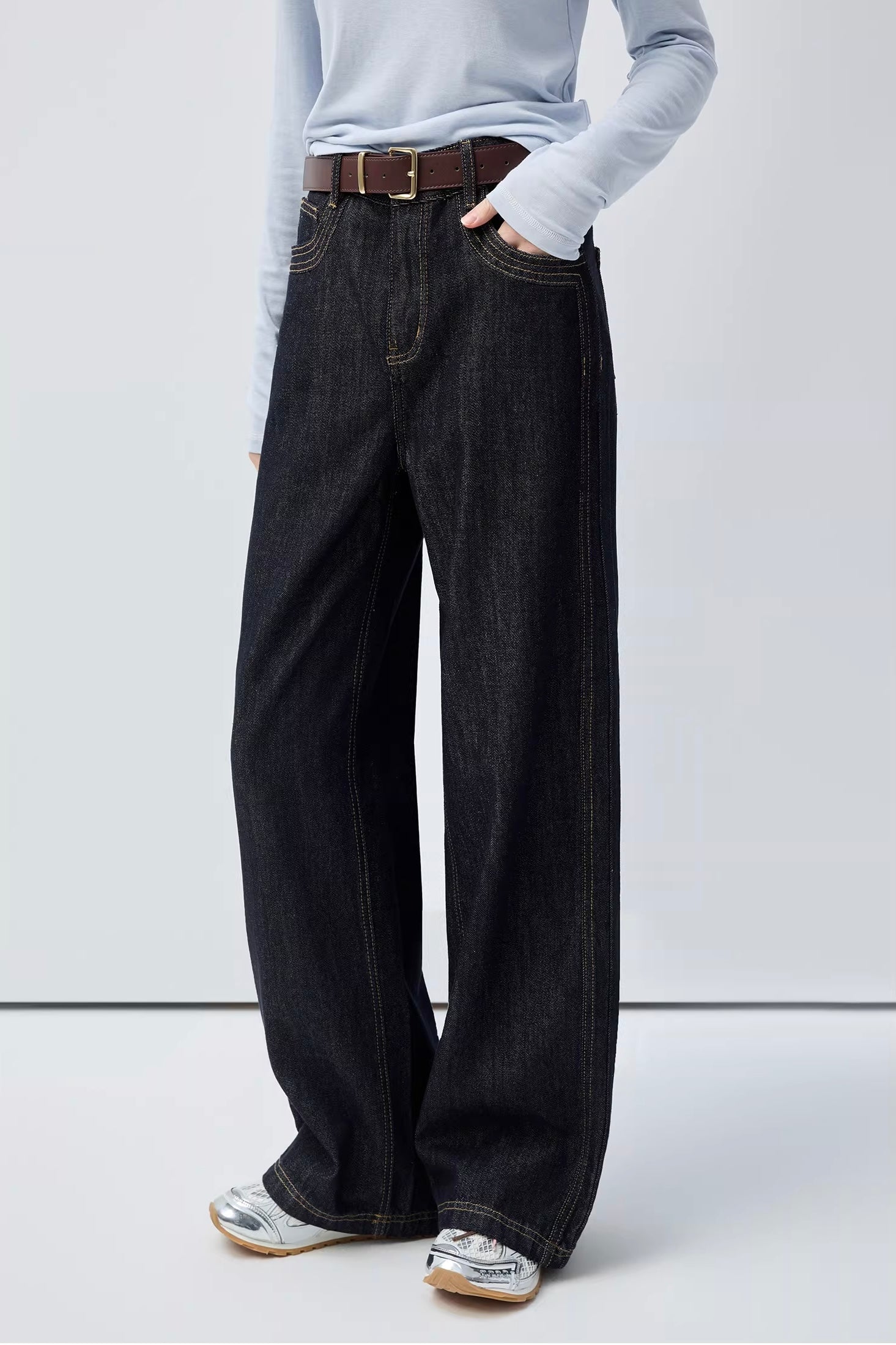 リヨセルセルビッジストレートデニム
C3398