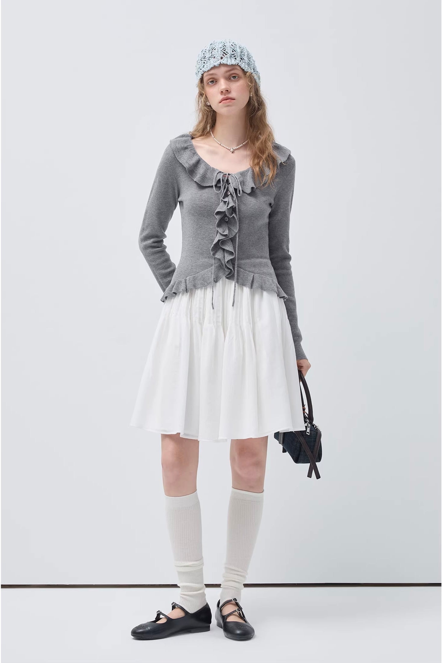 フレンチガーリーウールフリルニット
C3412