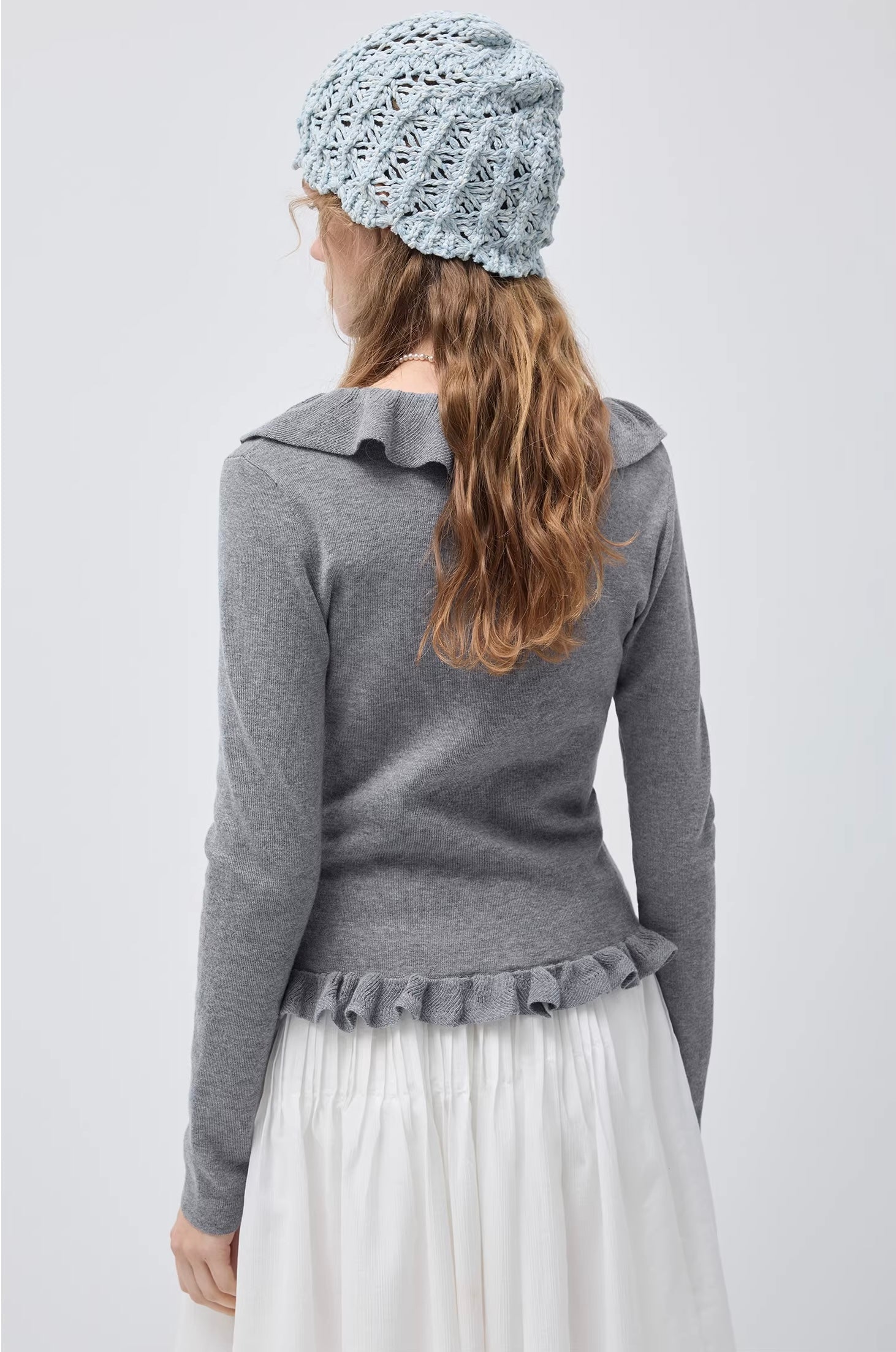 フレンチガーリーウールフリルニット
C3412