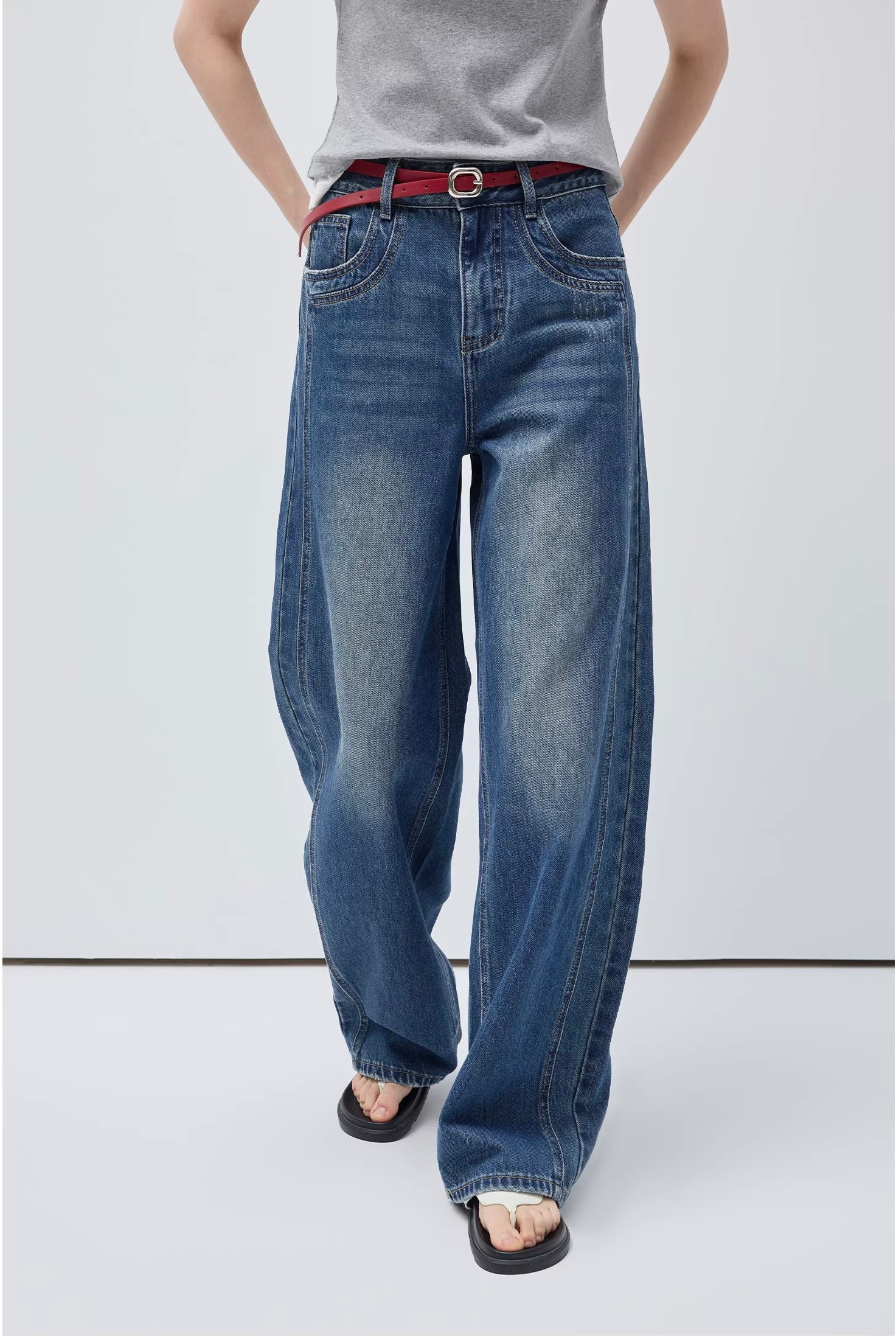 ワイドシルエット ヴィンテージライクパンツ
C3441