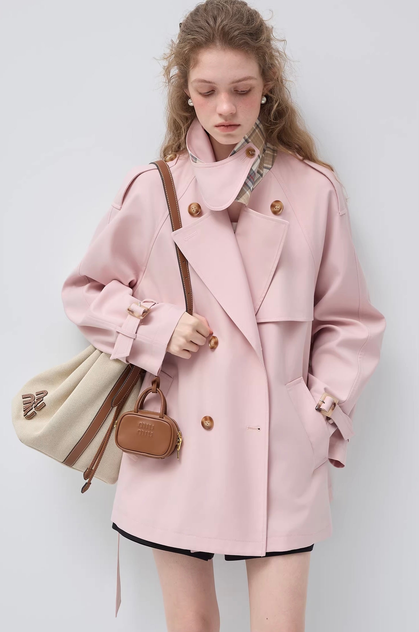 ブリティッシュムードショートトレンチコート
C3453