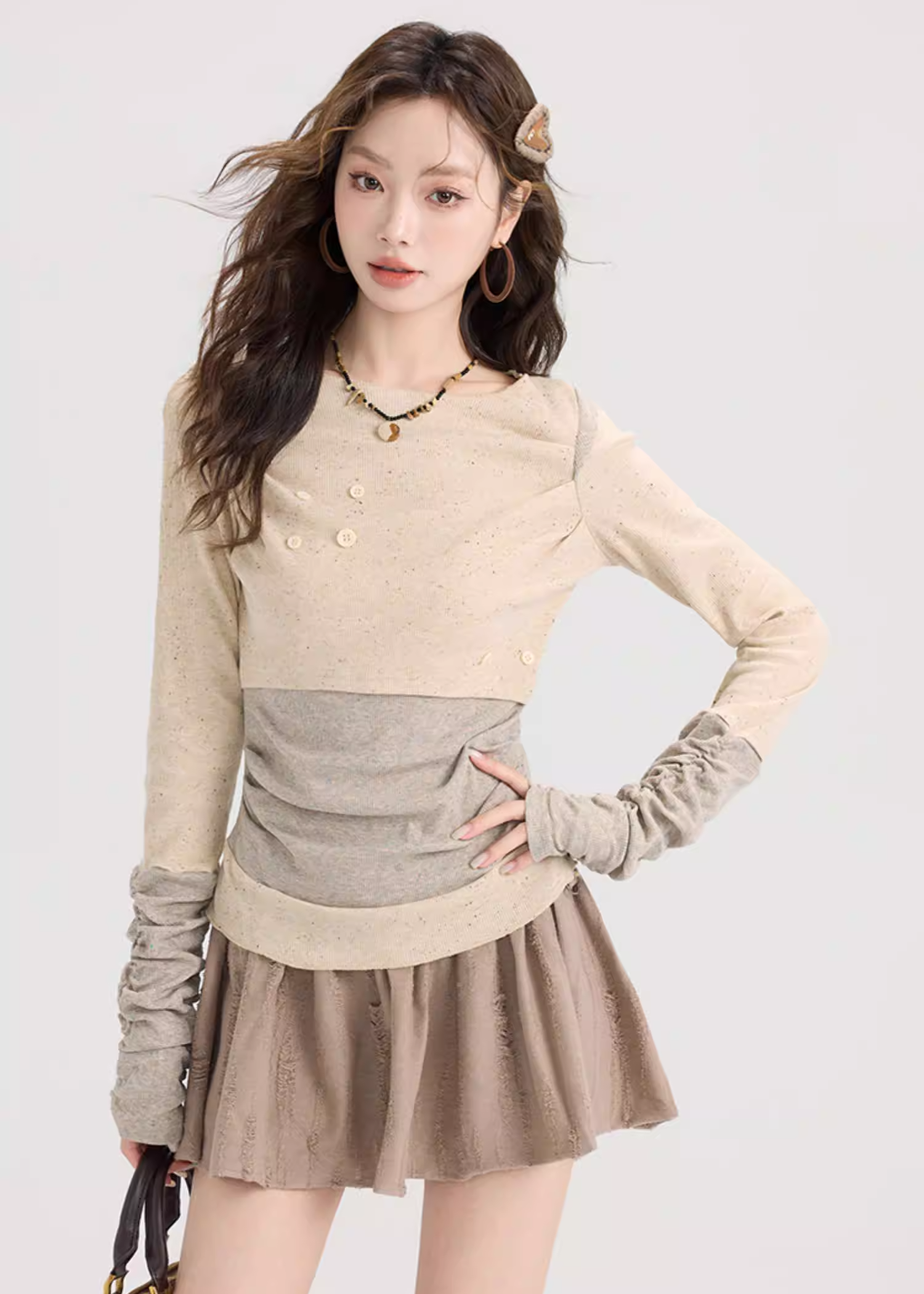 アメリカンレトロパッチワークスリムフィットC3491