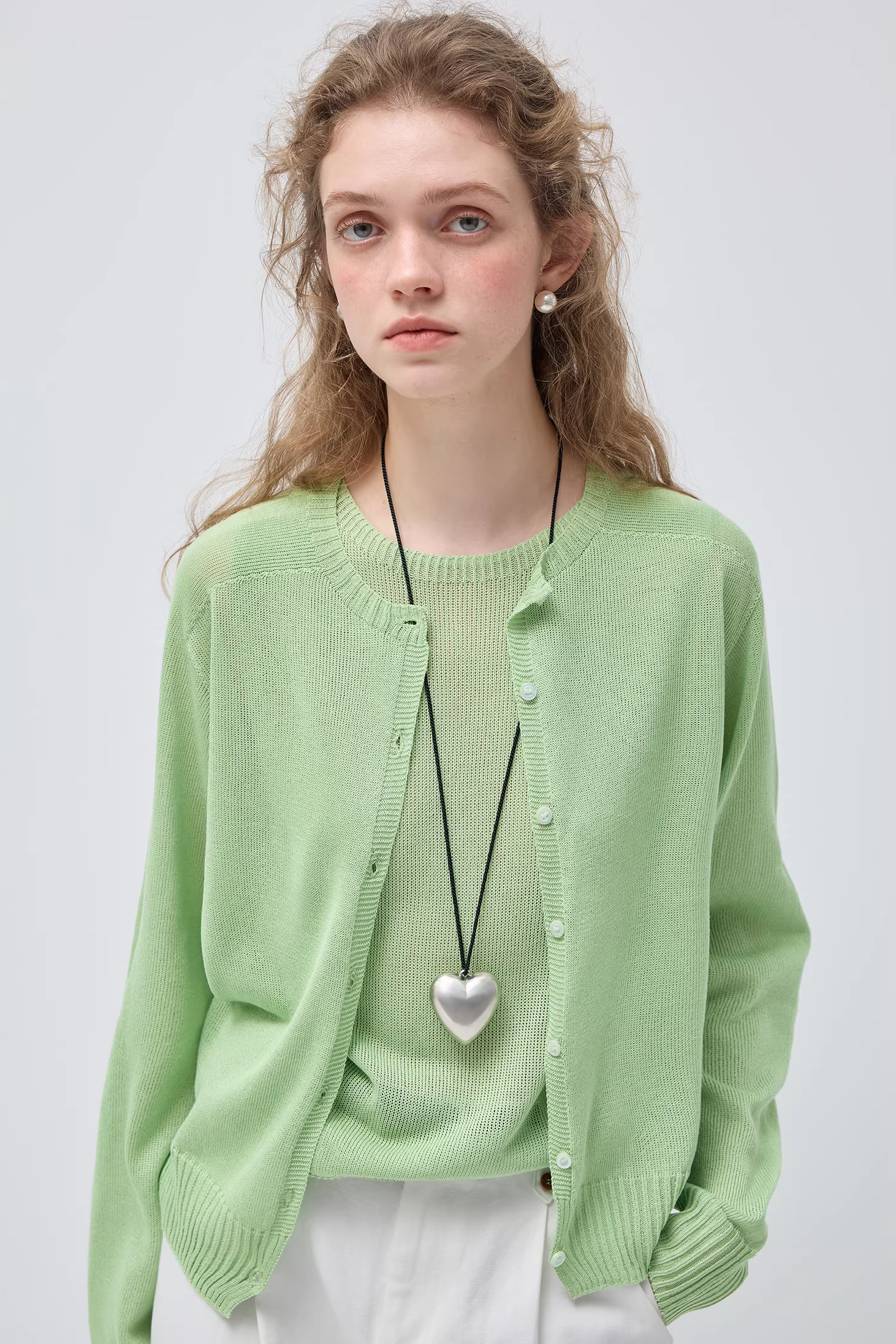 ニットベスト+ジャケットセットC3506