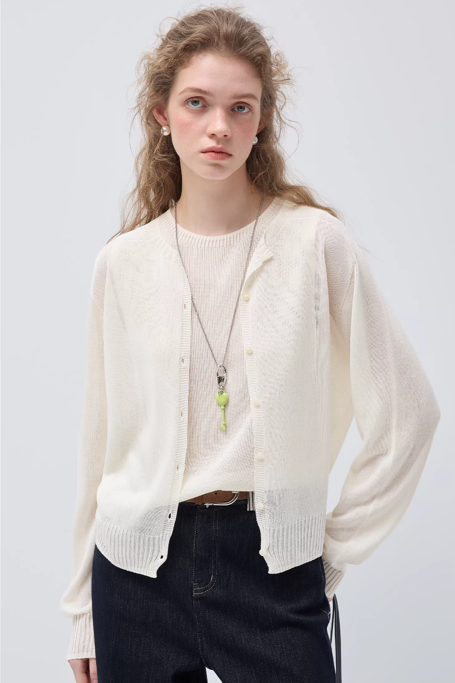 ニットベスト+ジャケットセットC3506