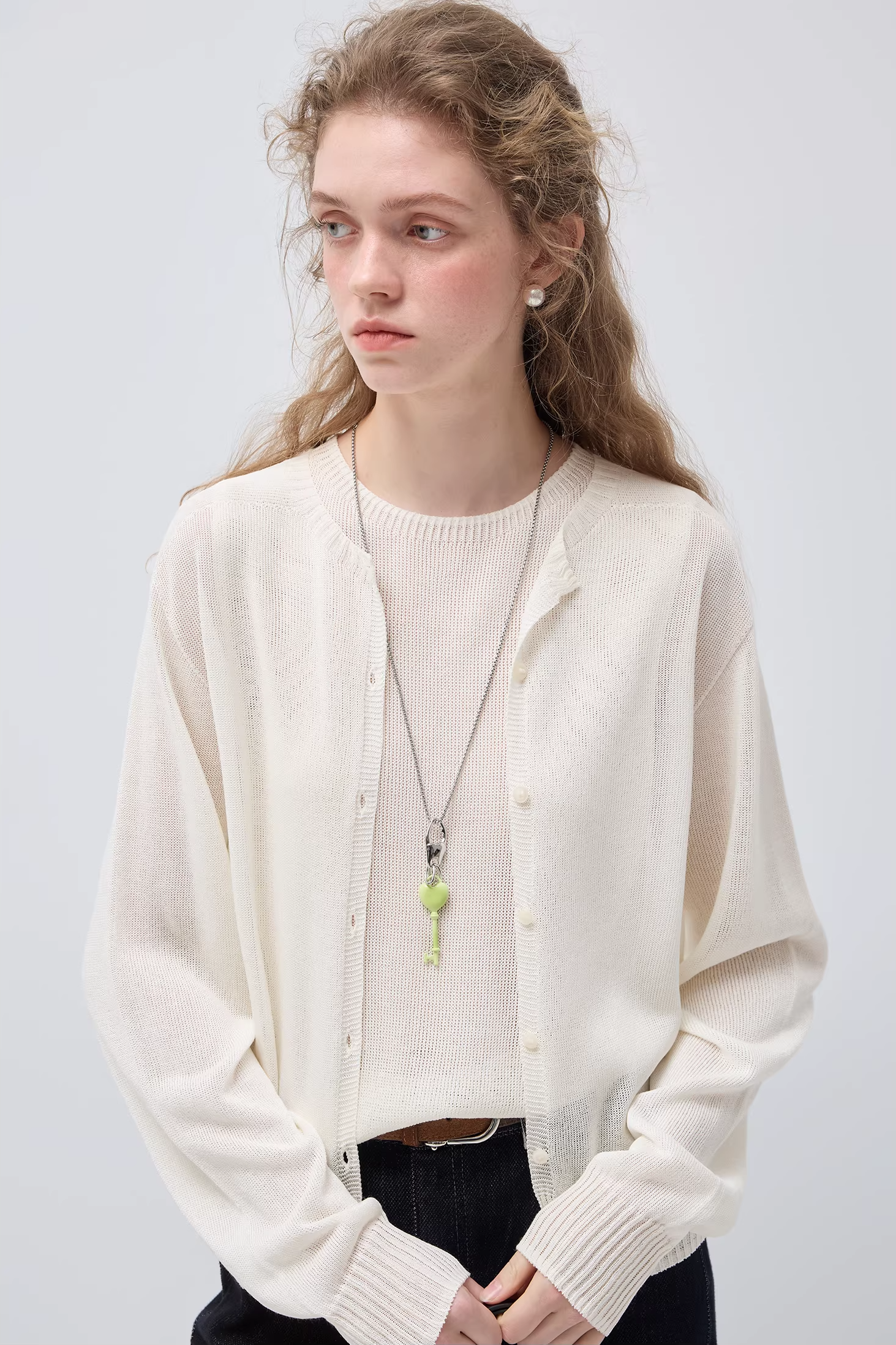 ニットベスト+ジャケットセットC3506