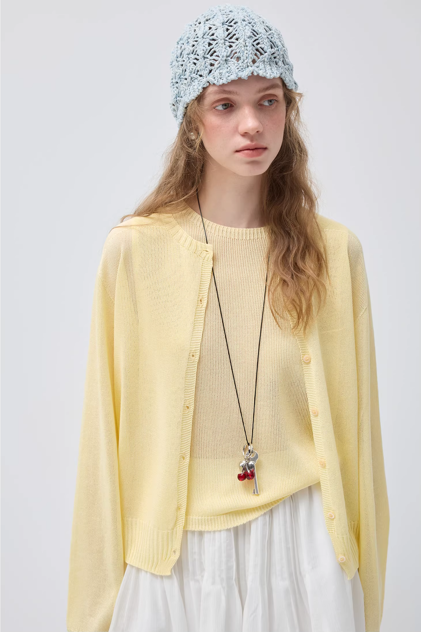 ニットベスト+ジャケットセットC3506