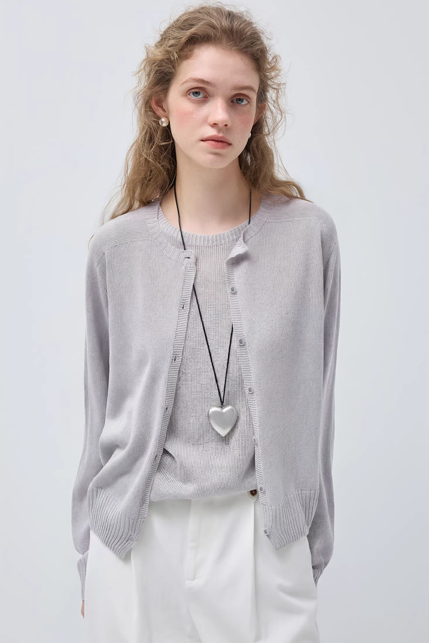 ニットベスト+ジャケットセットC3506