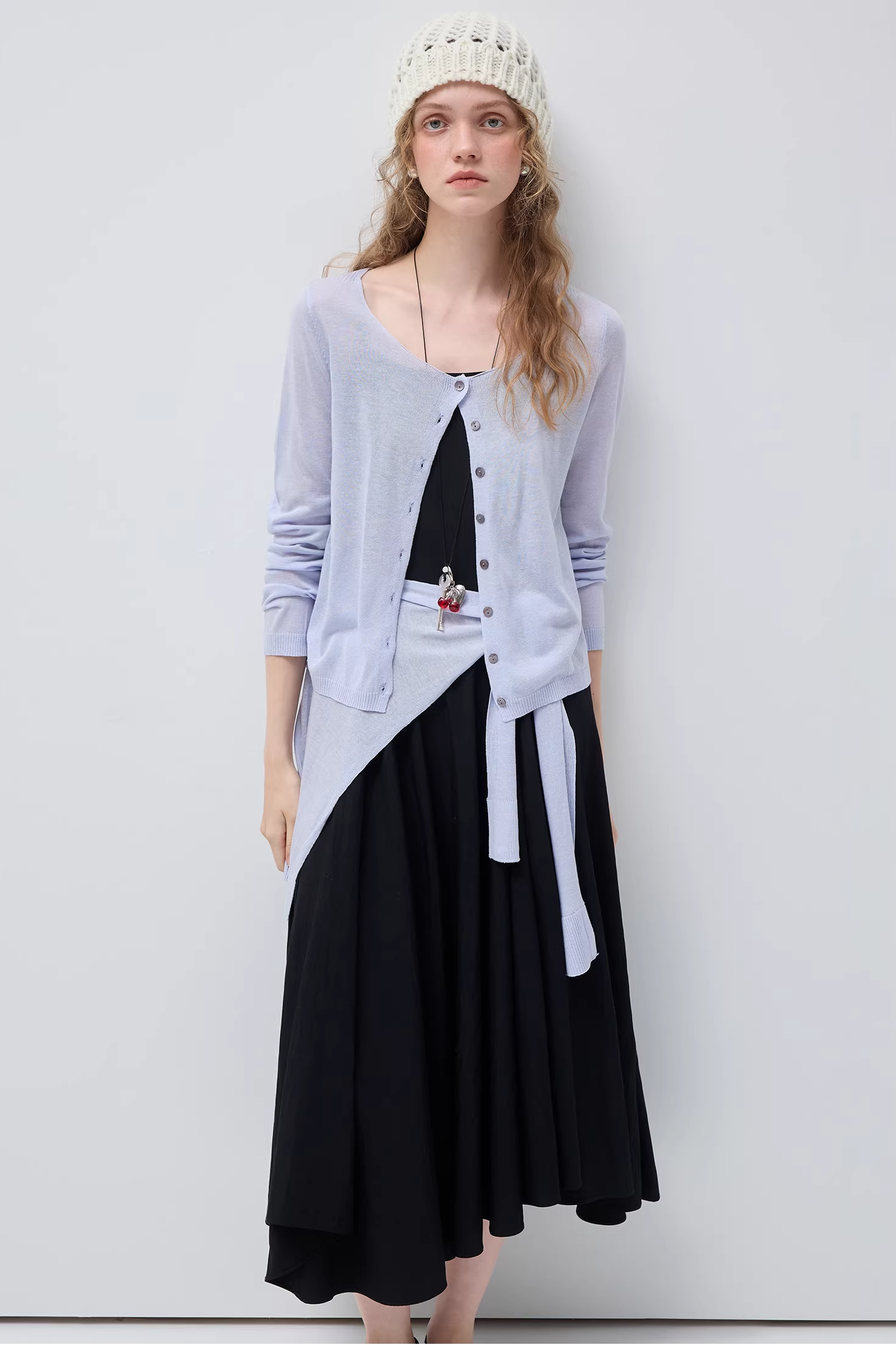 ショールデリケートファッションセーターC3507