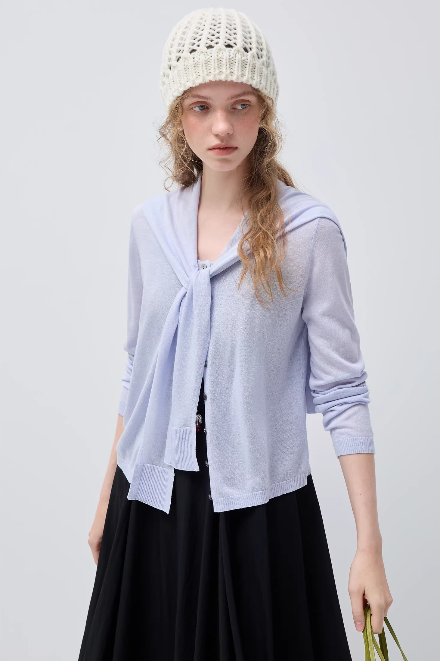 ショールデリケートファッションセーターC3507