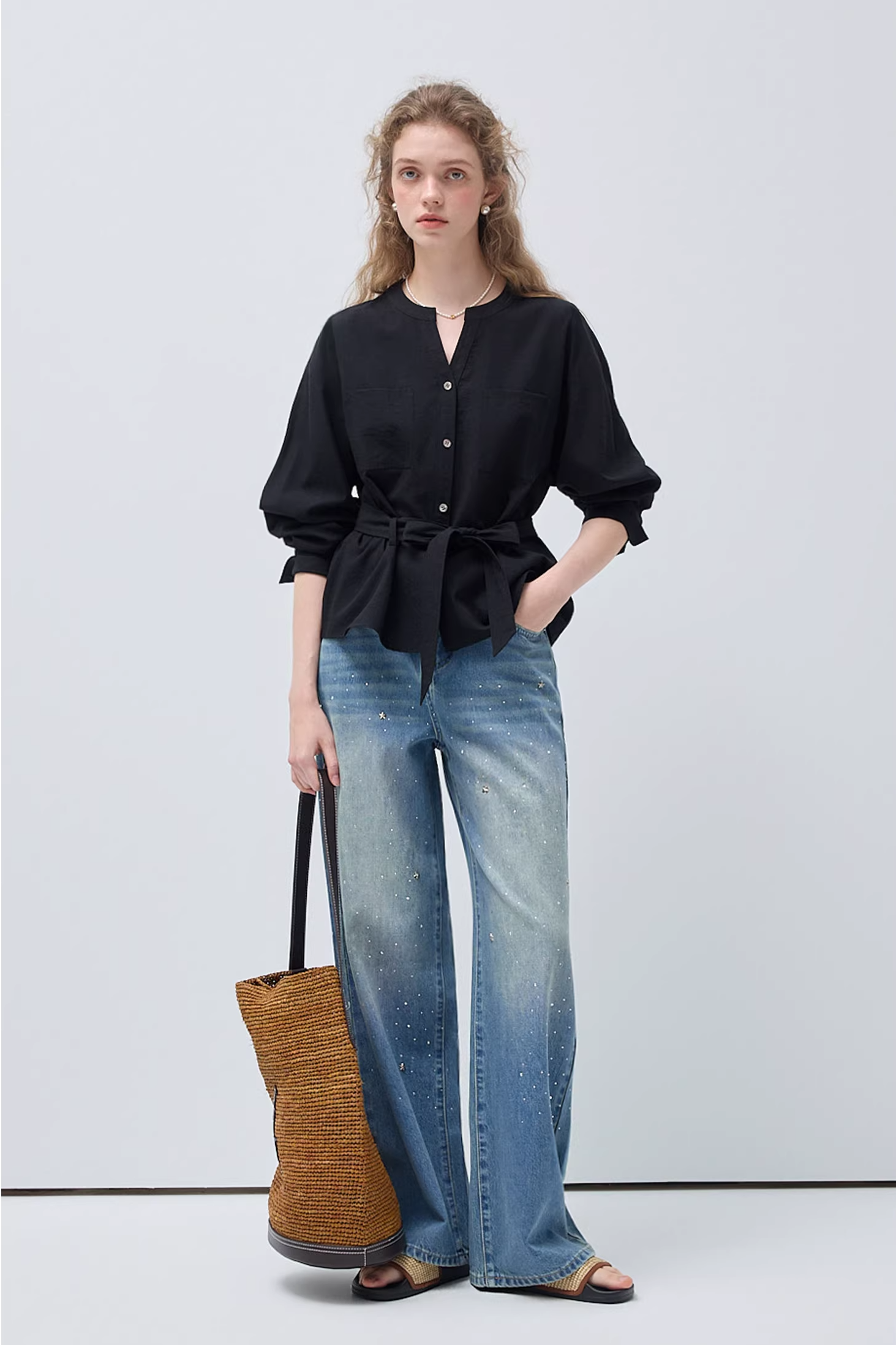 フレンチバーサタイルスモールシャツC3514