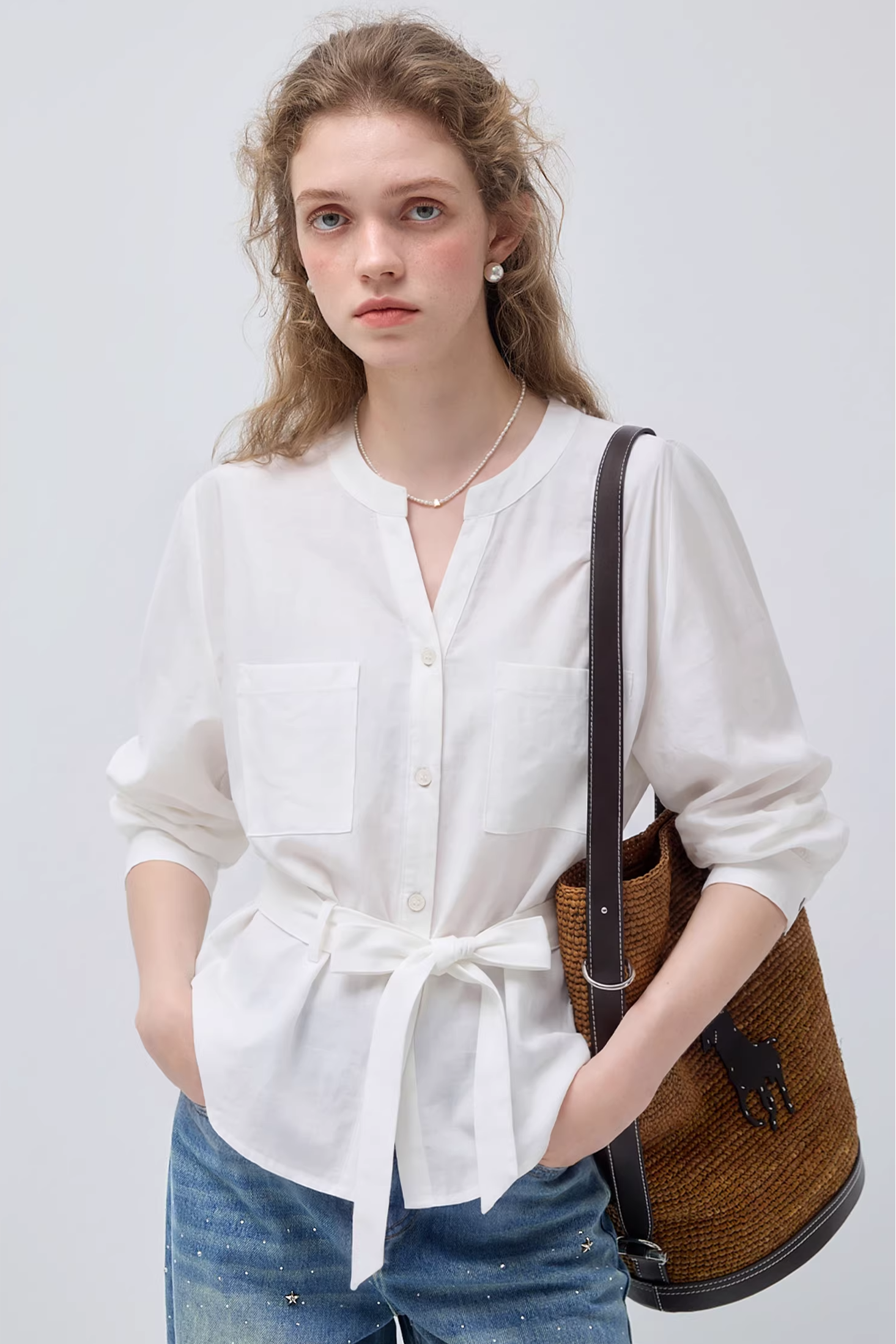 フレンチバーサタイルスモールシャツC3514