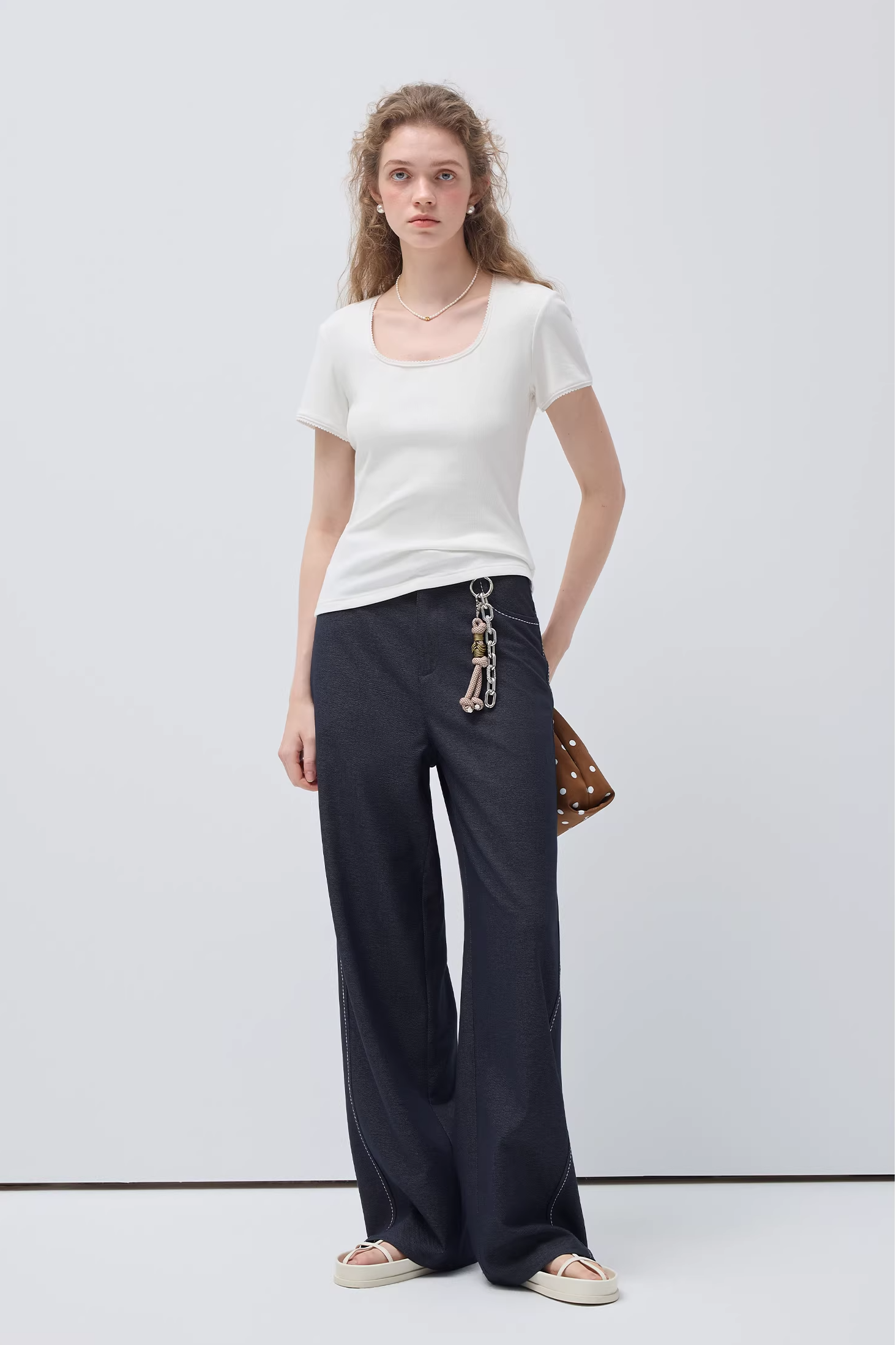 イミテーションデニムラウンジパンツC3520