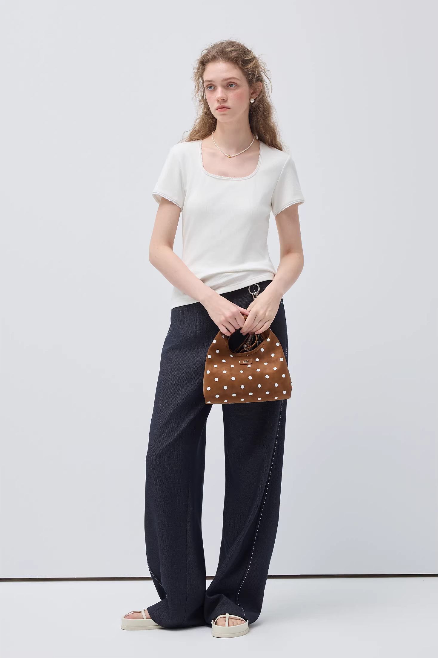 イミテーションデニムラウンジパンツC3520