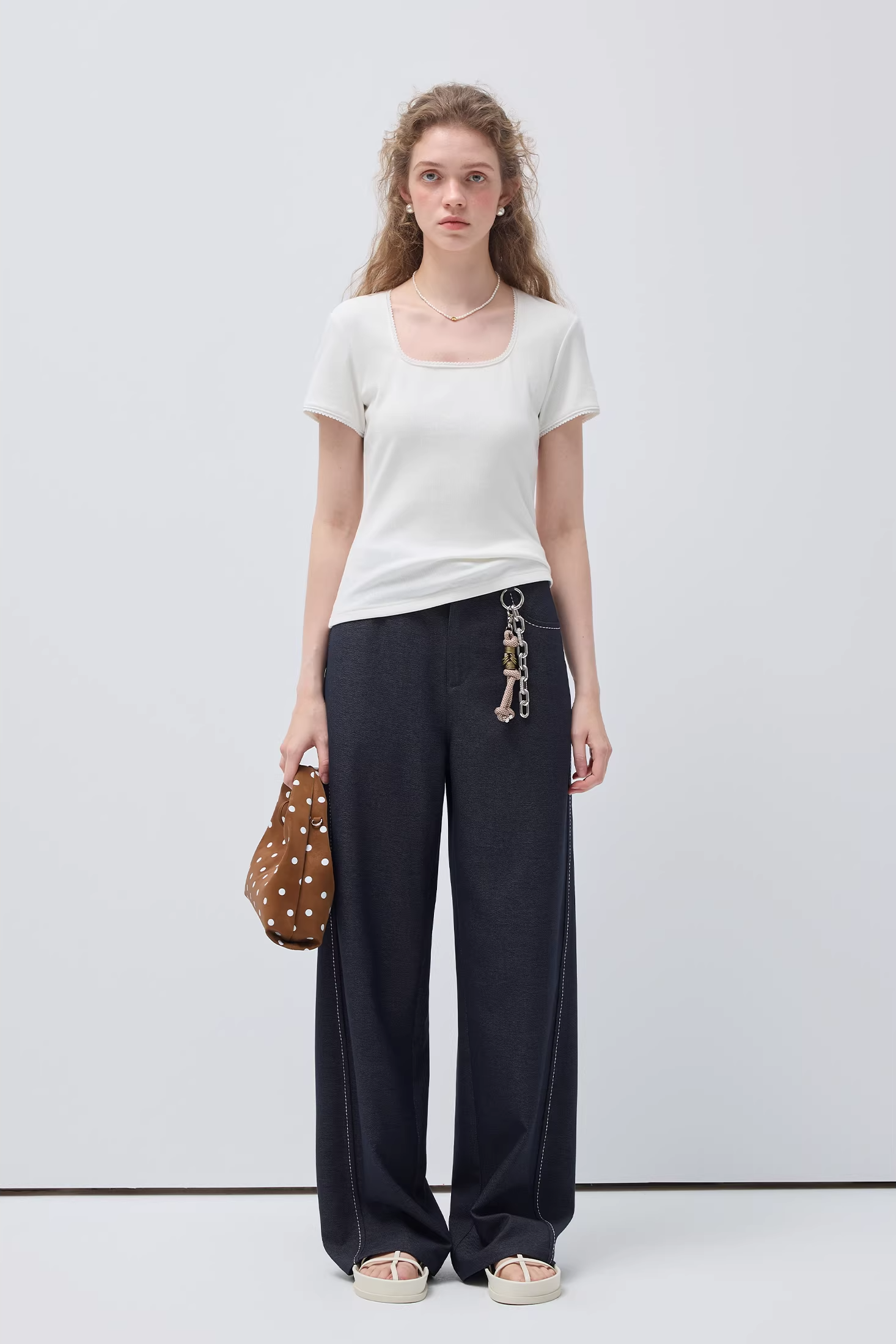 イミテーションデニムラウンジパンツC3520