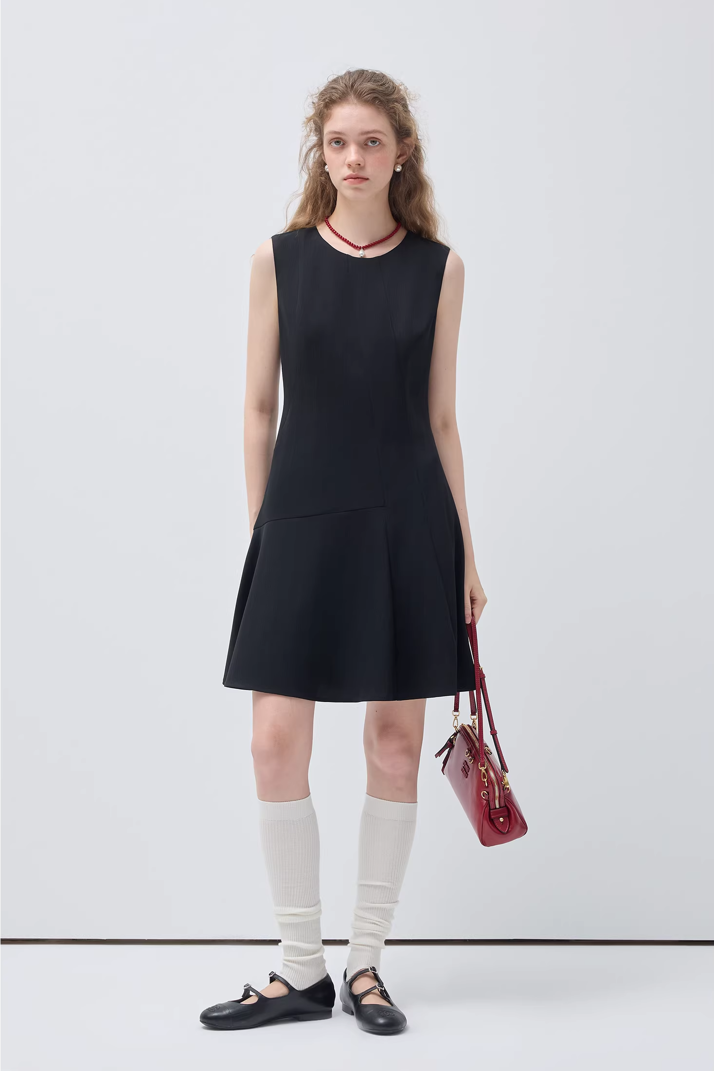 ブラックスワンドレスC3529